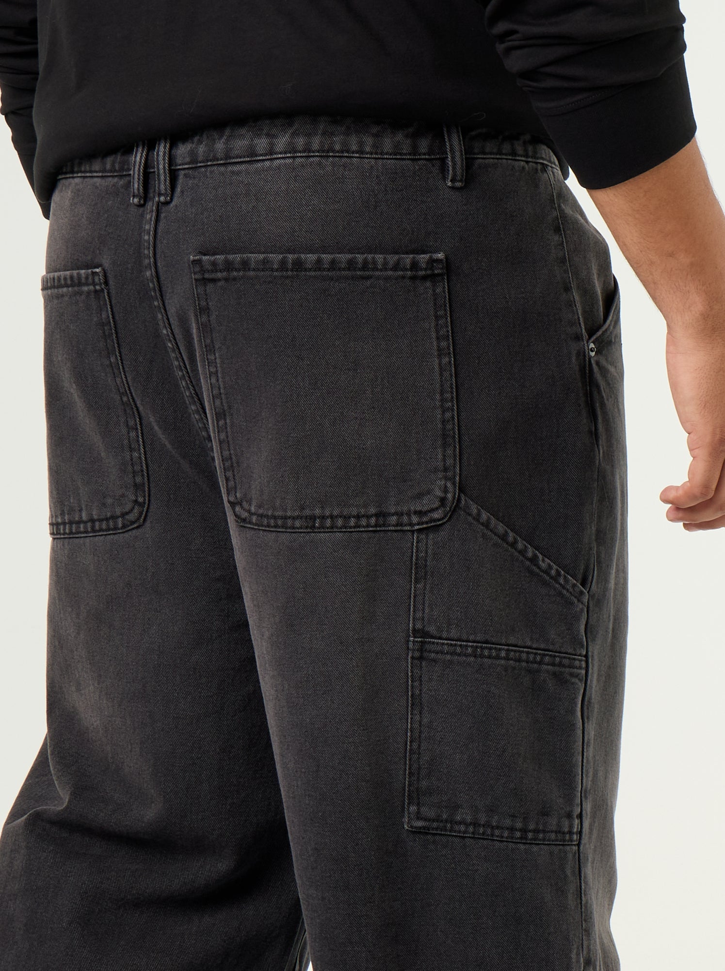 Jean large coupe carpenter - Noir