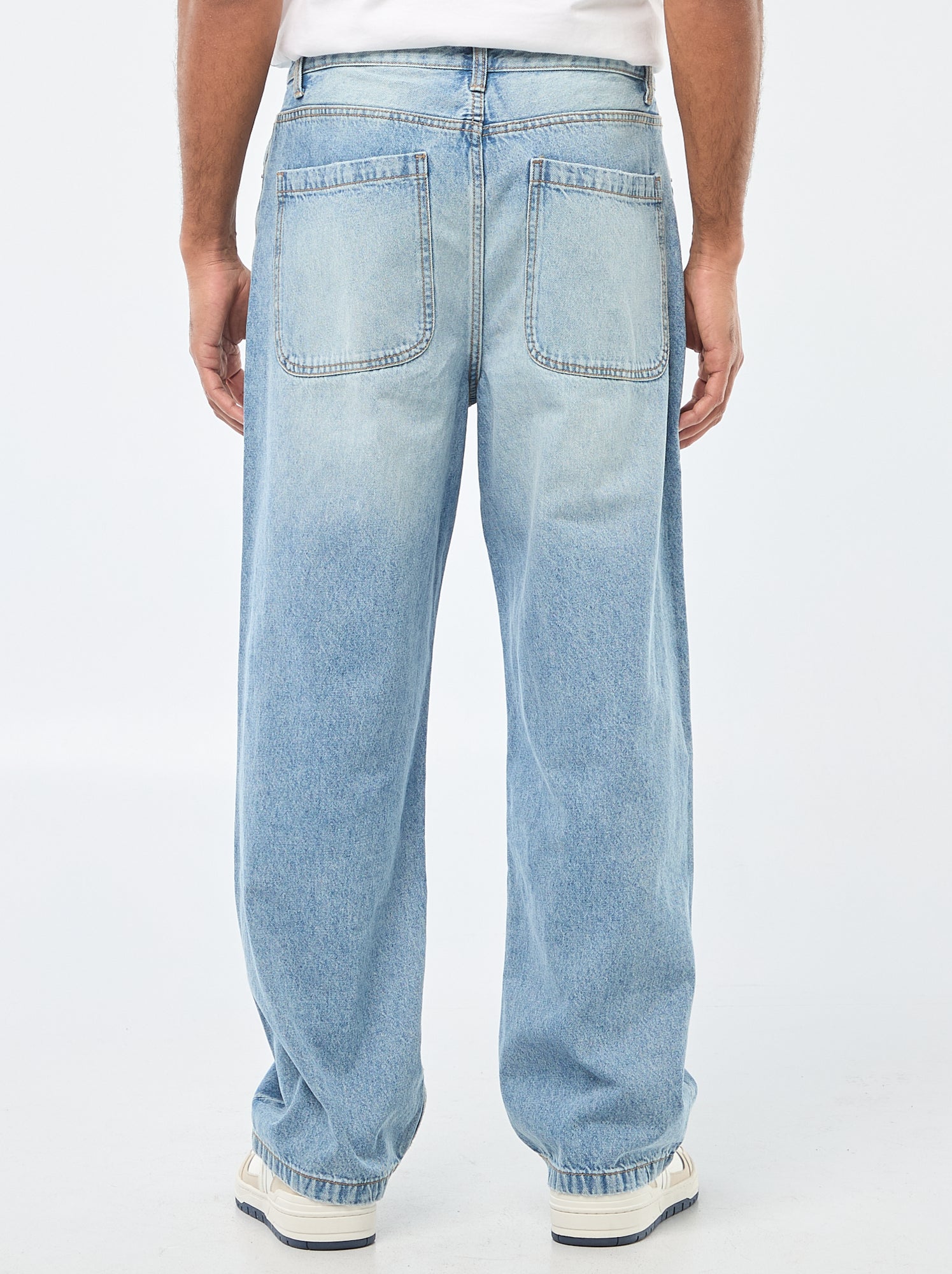 Jean large / relaxed fit à 5 poches - Bleu