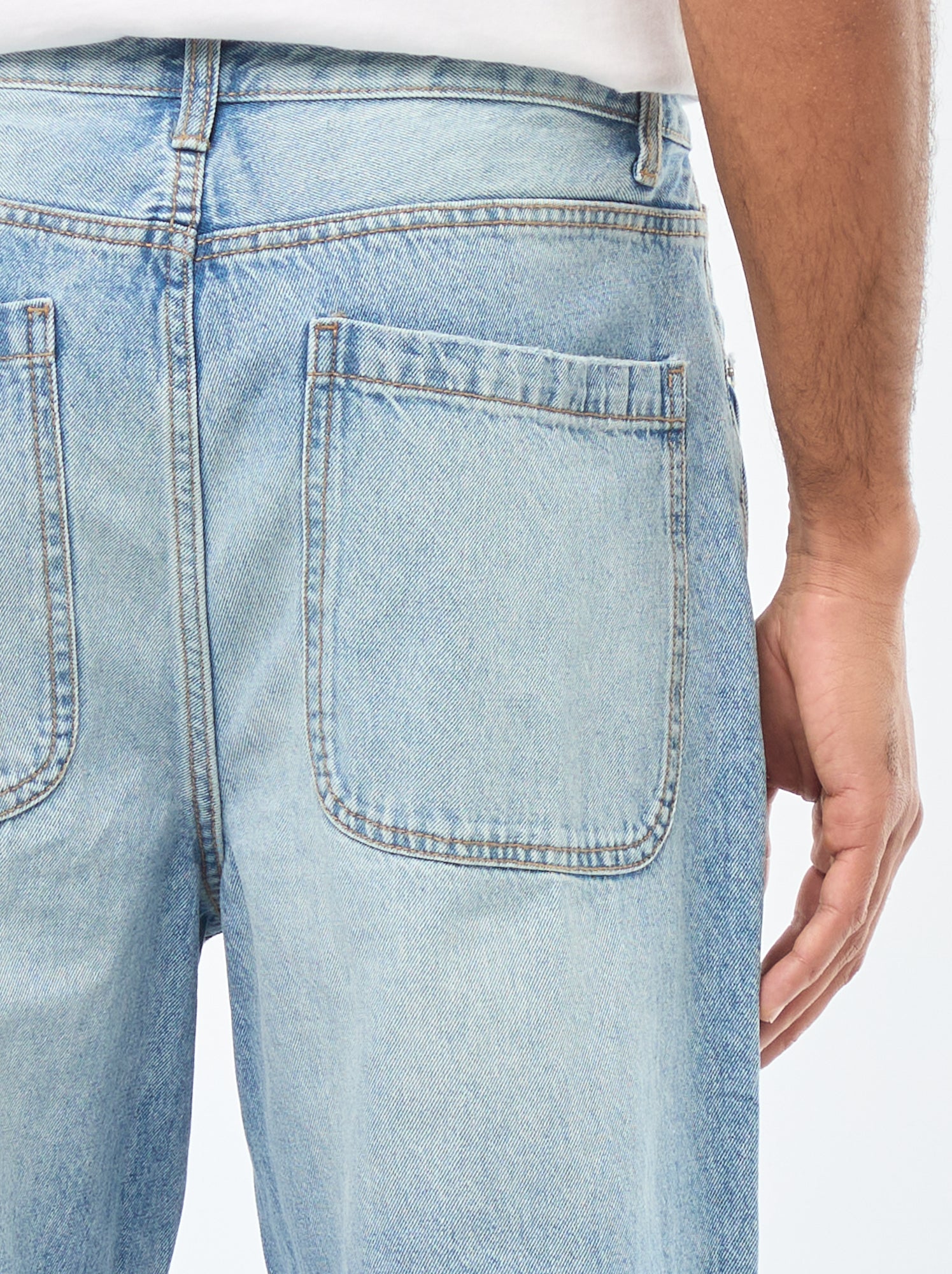 Jean large / relaxed fit à 5 poches - Bleu