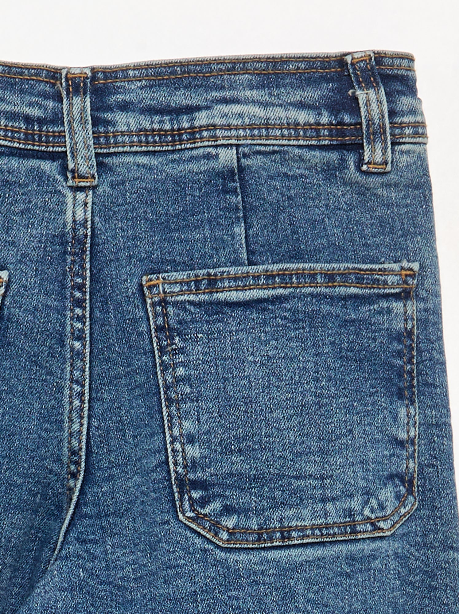 Jean large / wide-leg - Bleu