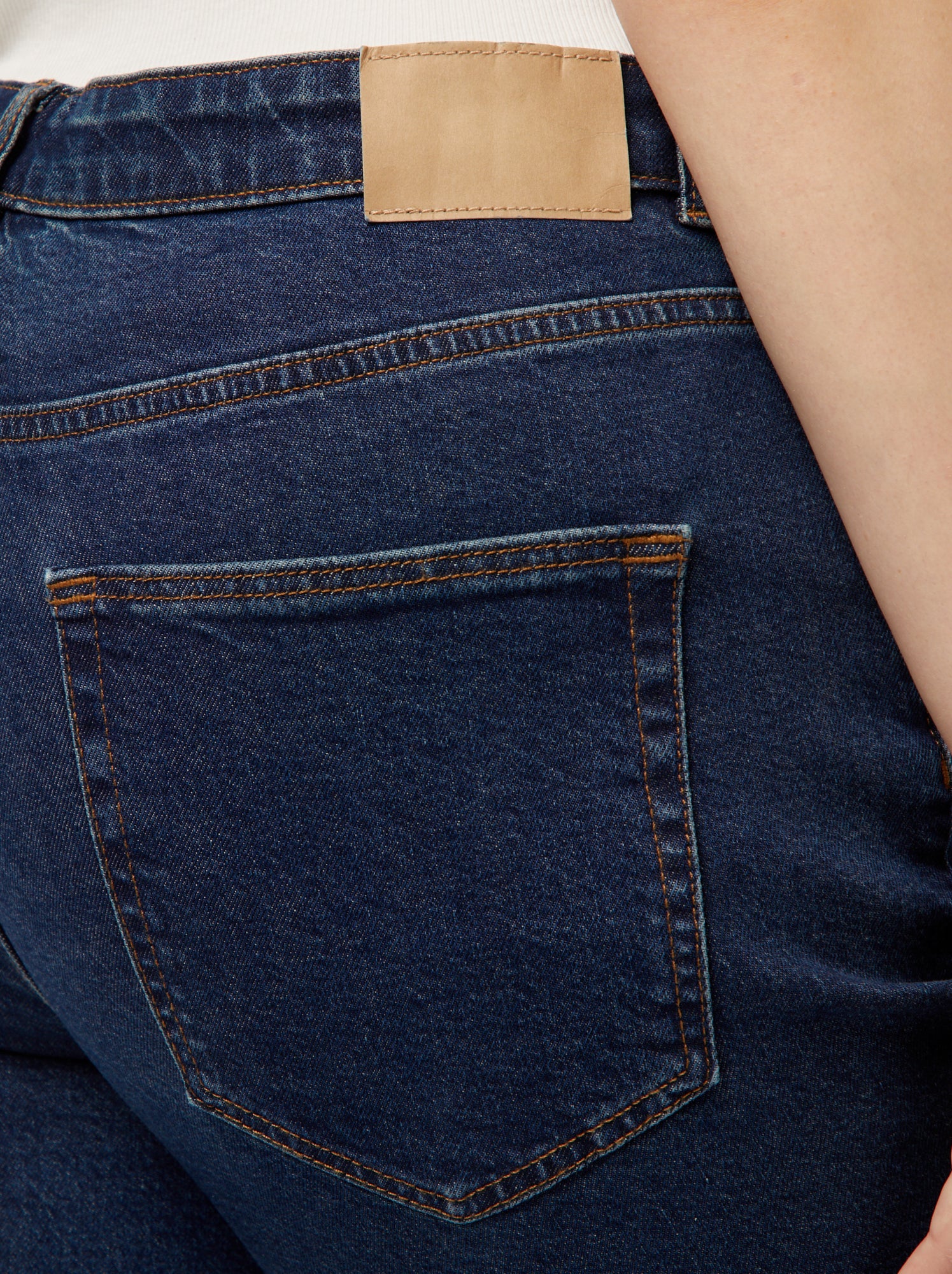 Jean mom taille haute - L30 - Bleu (DOQ76_2)