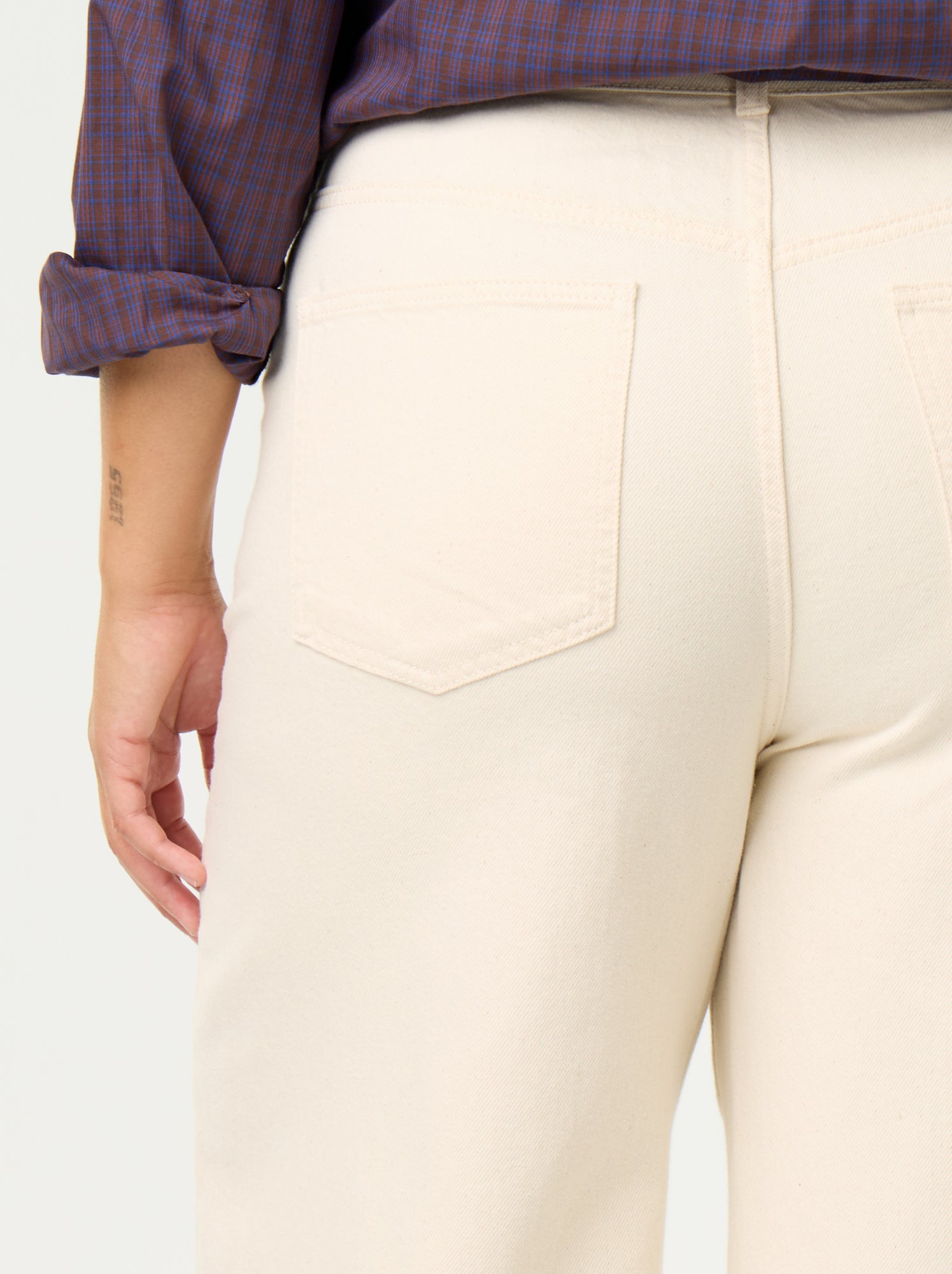 Jean / pantalon denim - Blanc