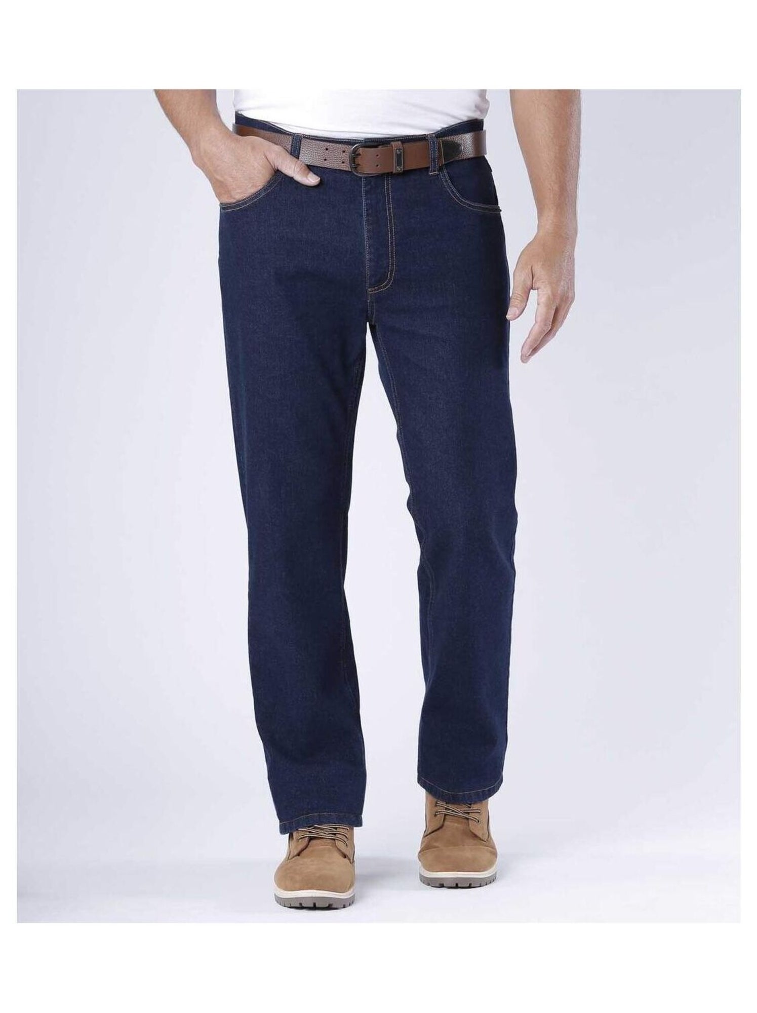 Jean Regular - ATLAS FOR MEN - Bleu foncé