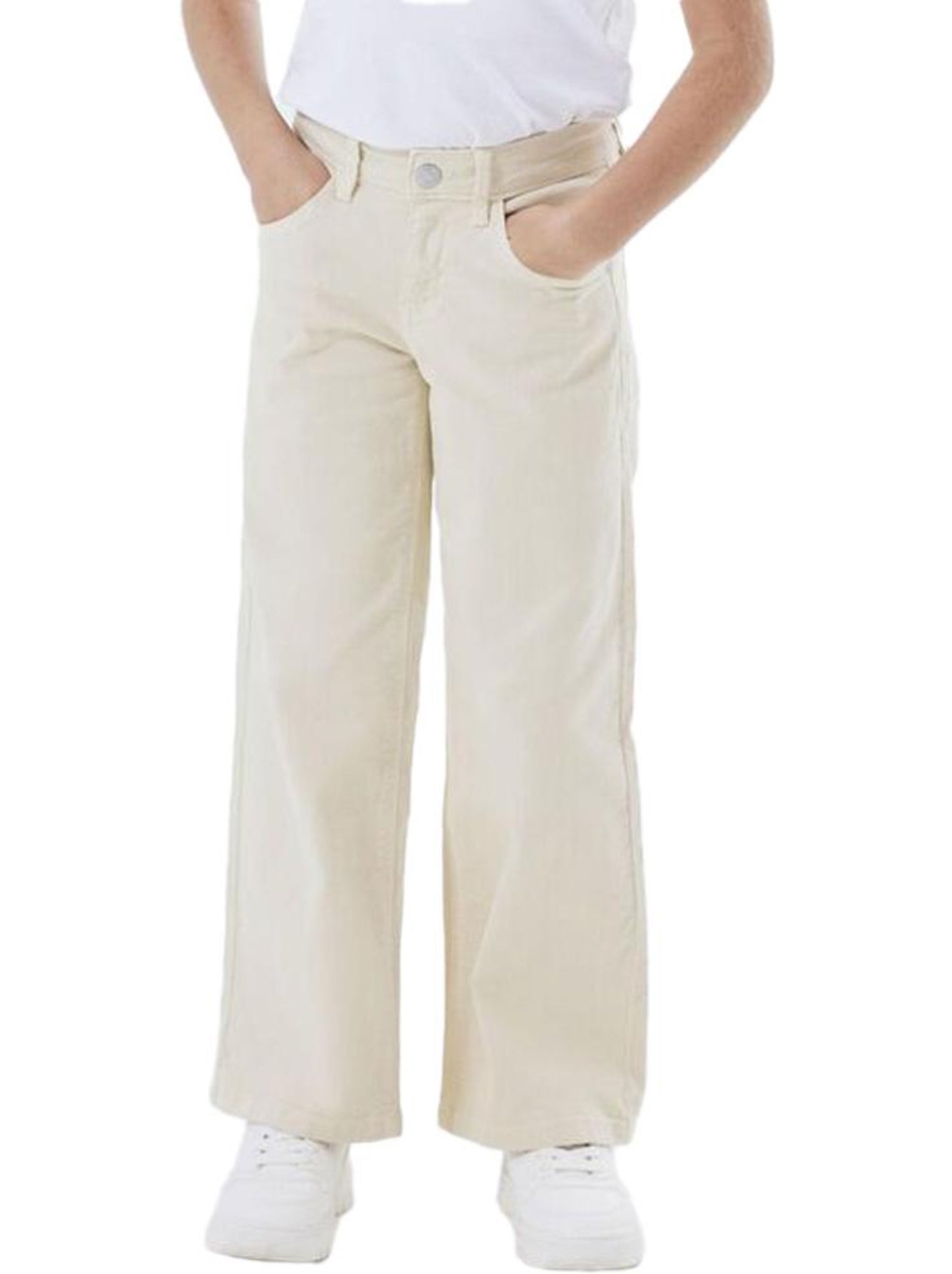 Jean regular fille name it - Beige