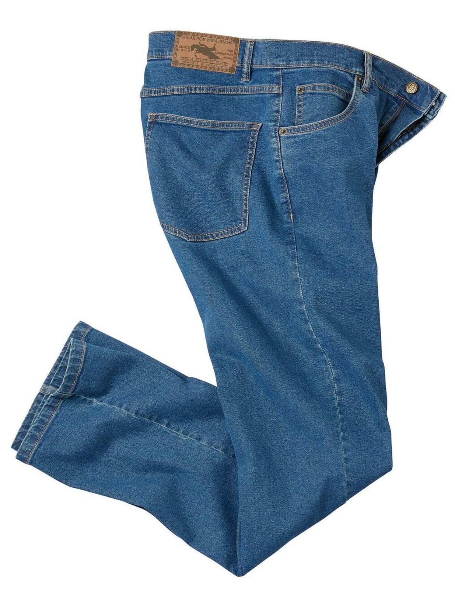 Jean Regular Stretch - ATLAS FOR MEN - Bleu