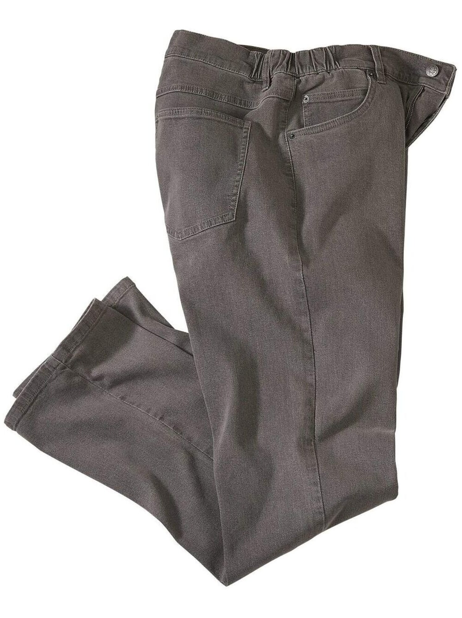 Jean Regular Stretch Confort - ATLAS FOR MEN - Gris