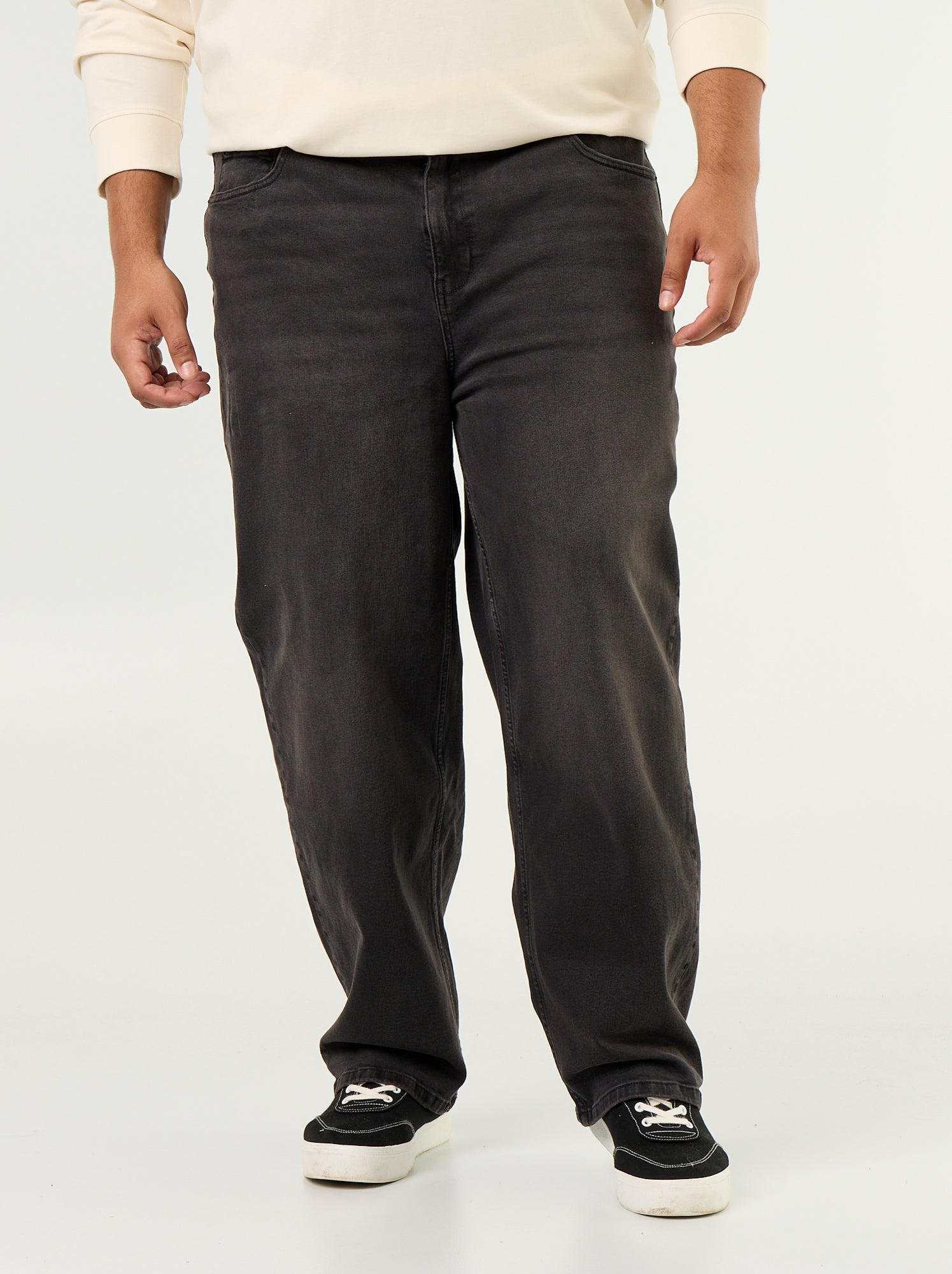 Jean size+ coupe relaxed - Gris (FXD18_2)