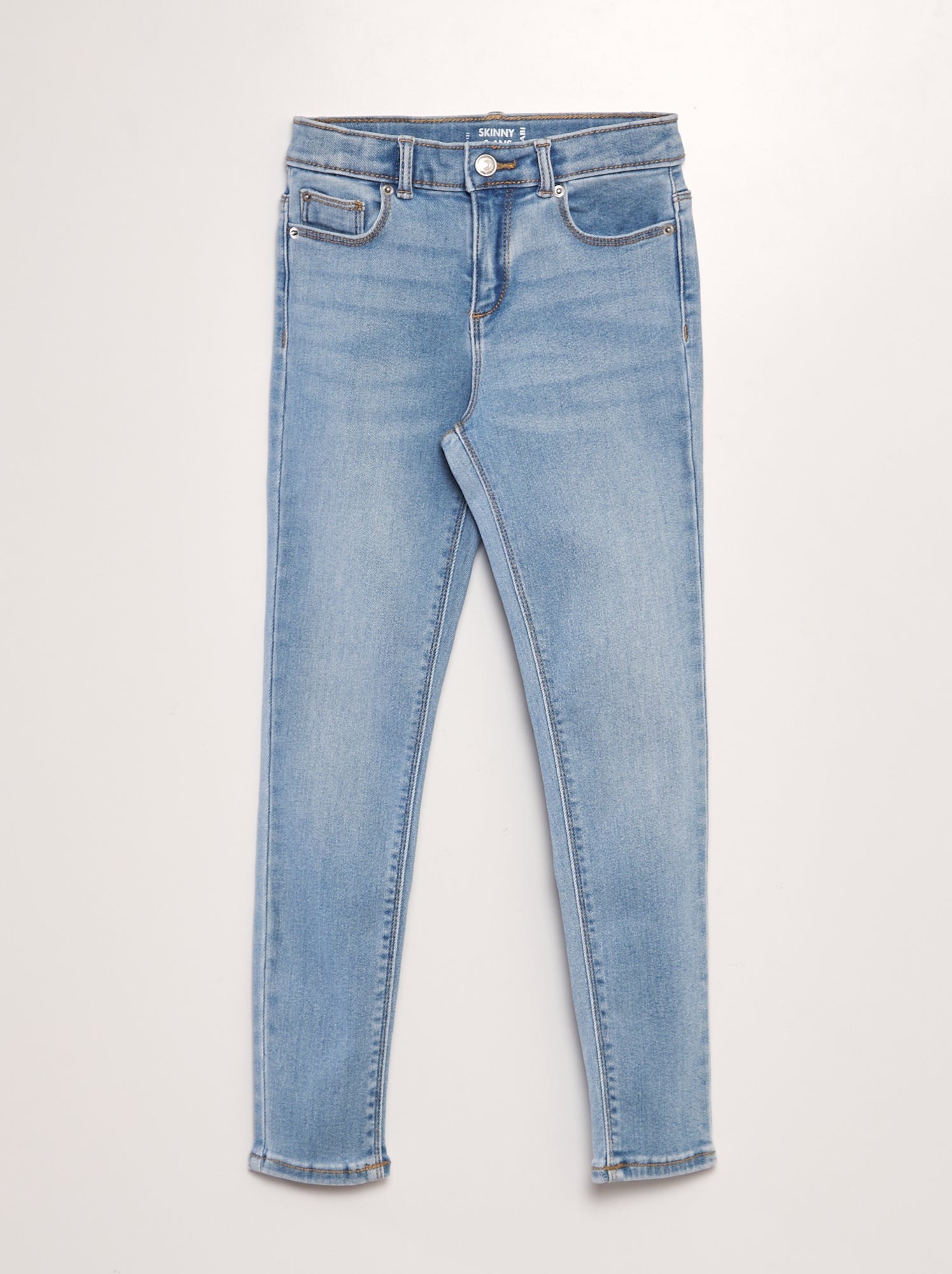 jean skinny 5 poches - Bleu (BTL82_1)
