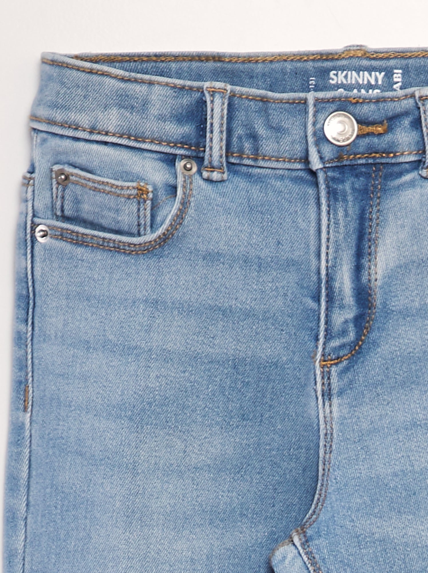 jean skinny 5 poches - Bleu (BTL82_1)