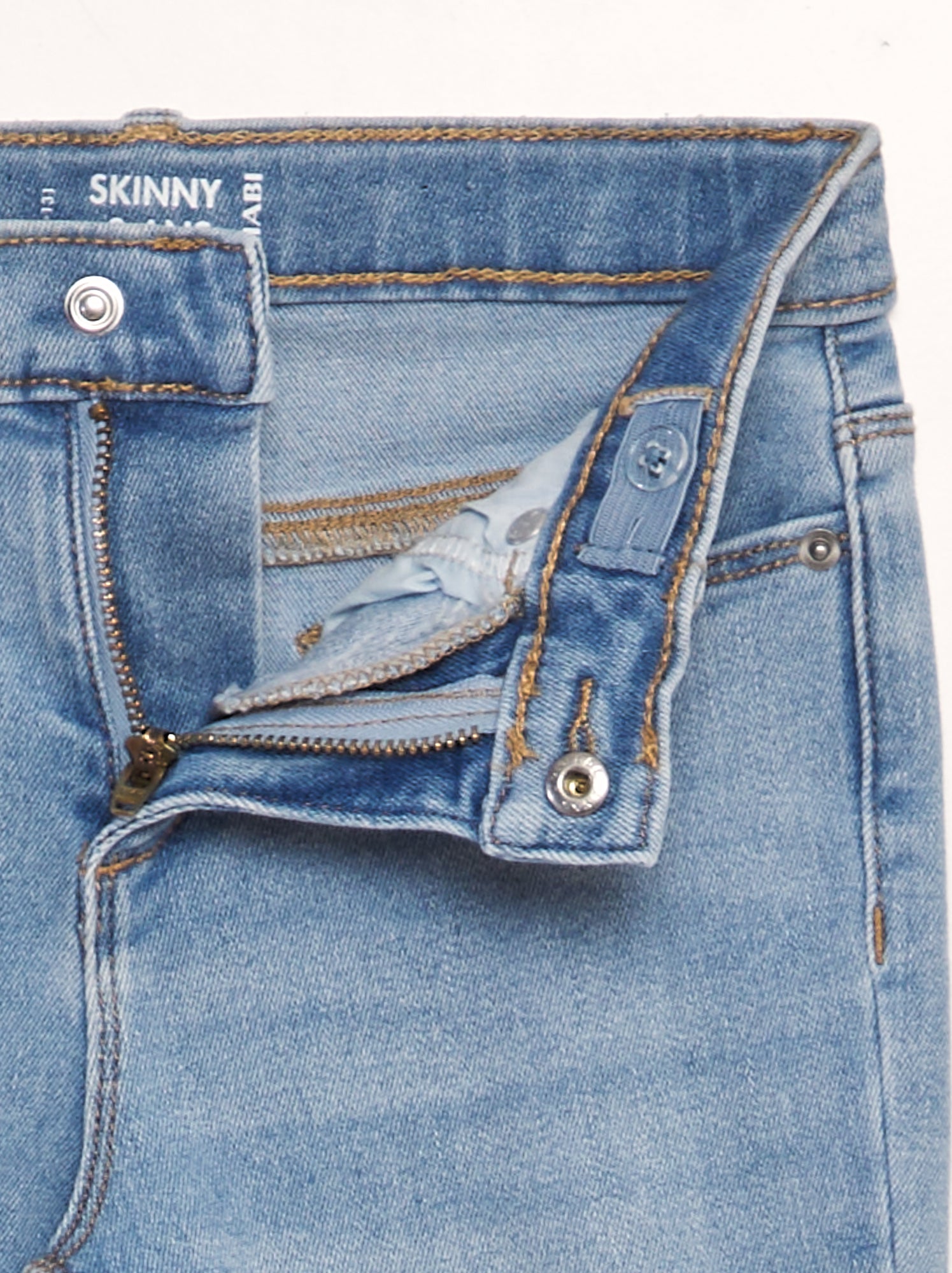 jean skinny 5 poches - Bleu (BTL82_1)