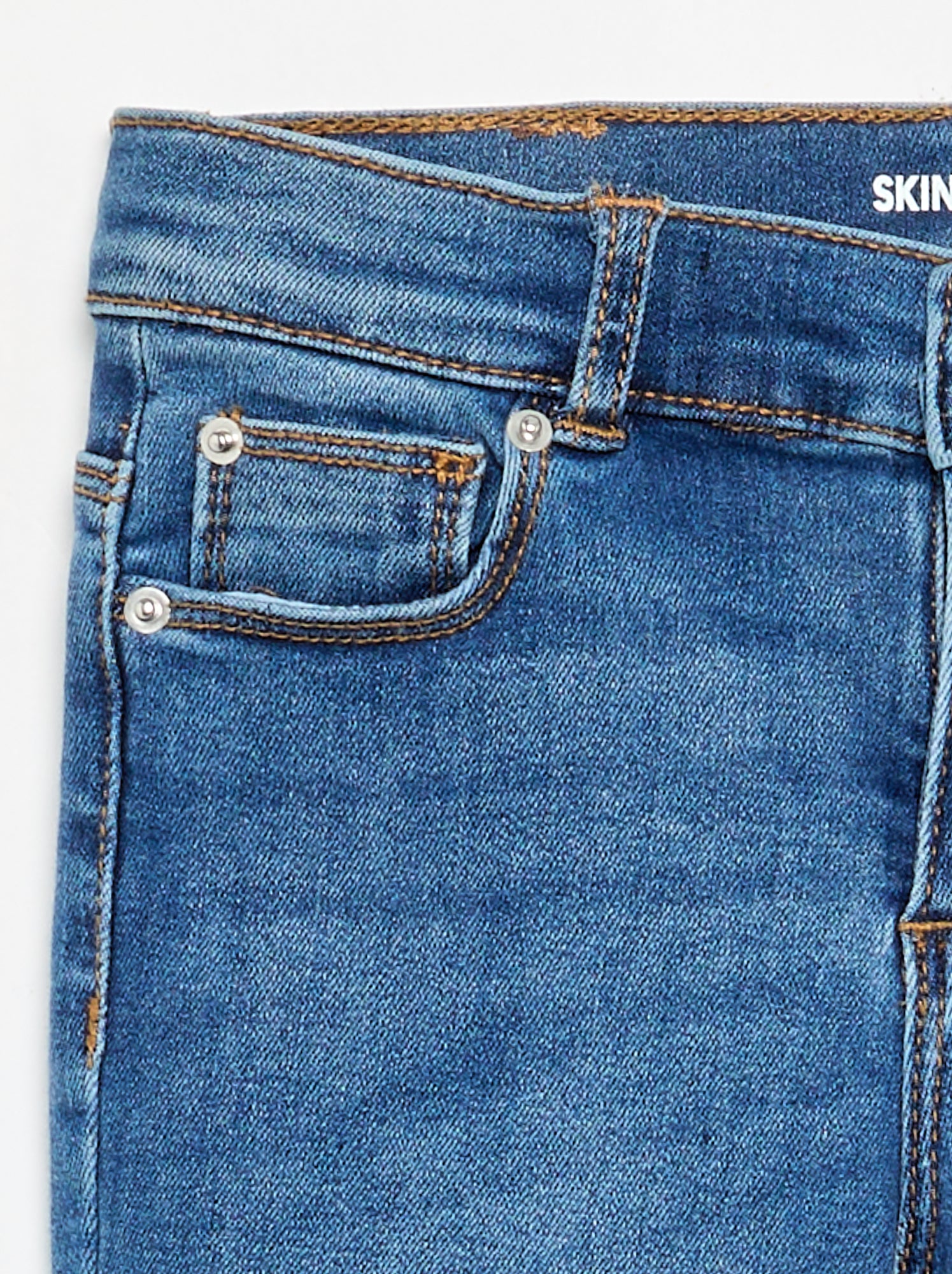 jean skinny 5 poches - Bleu (BTL82_5)