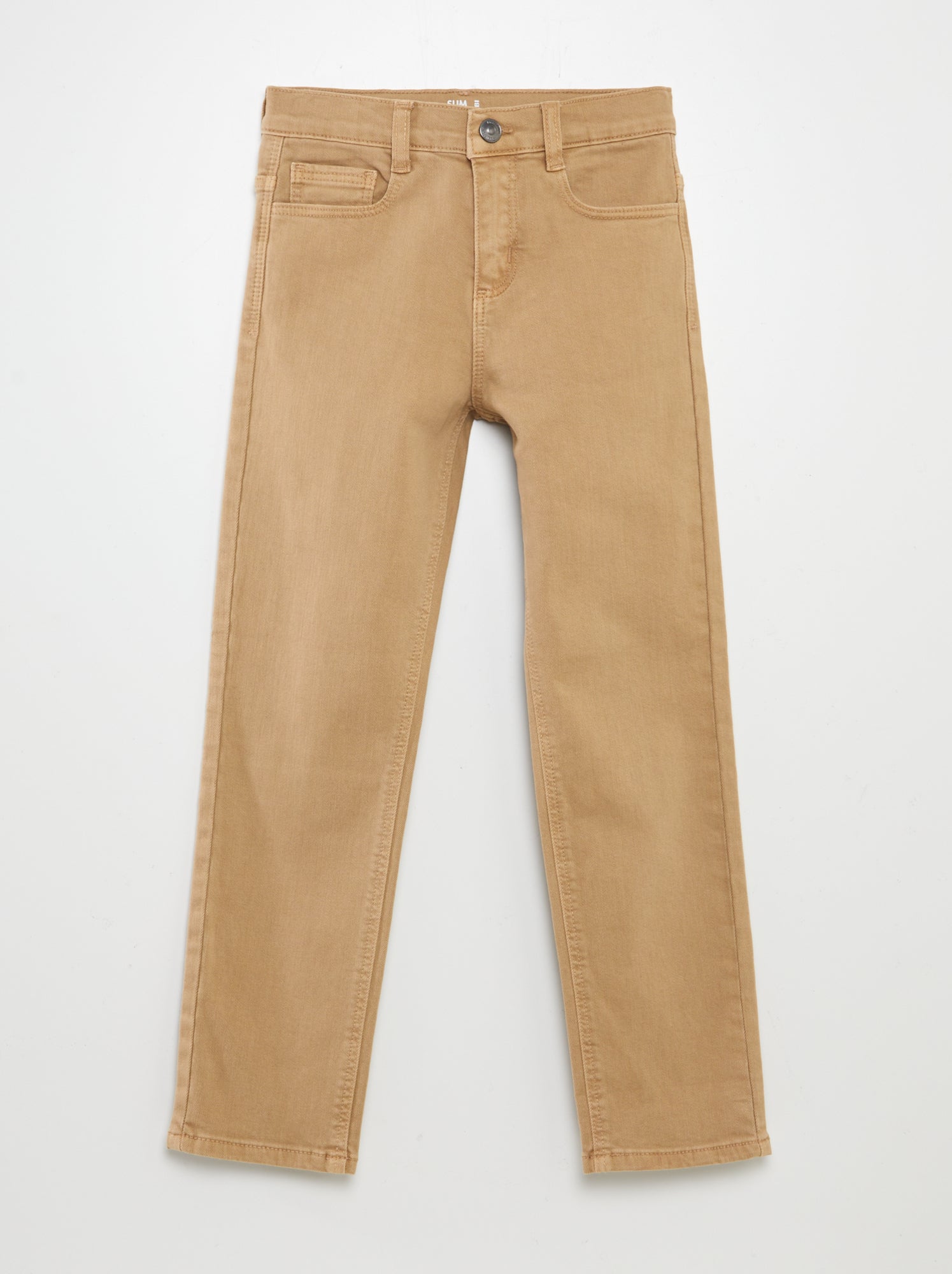 Jean slim à 5 poches - Beige (ZJ379_44)