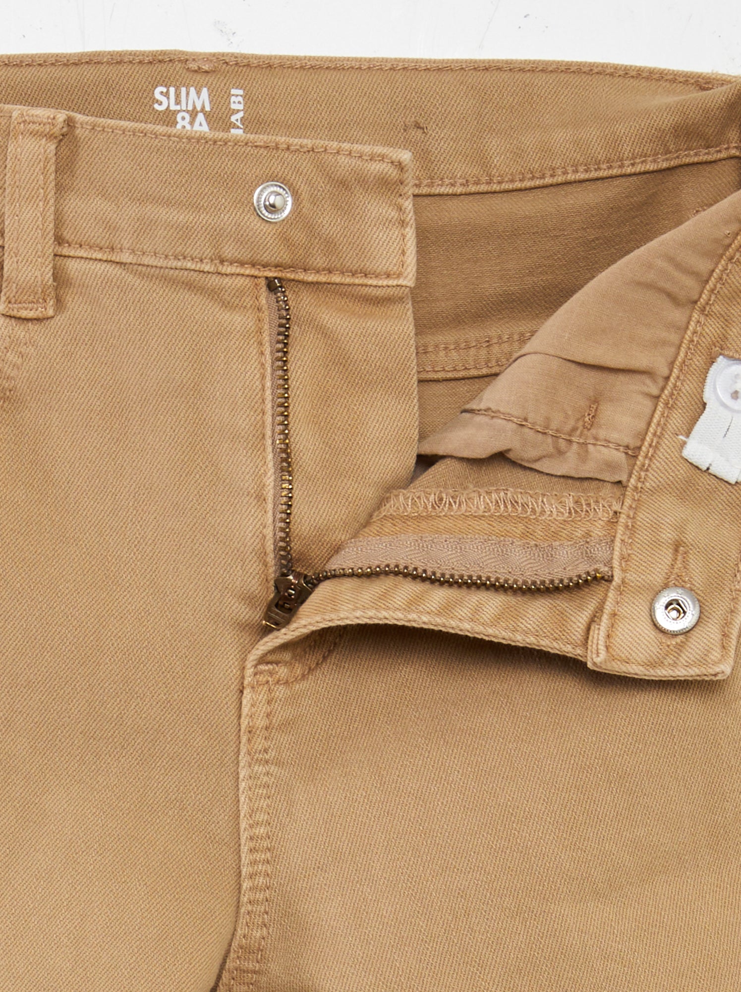 Jean slim à 5 poches - Beige (ZJ379_44)