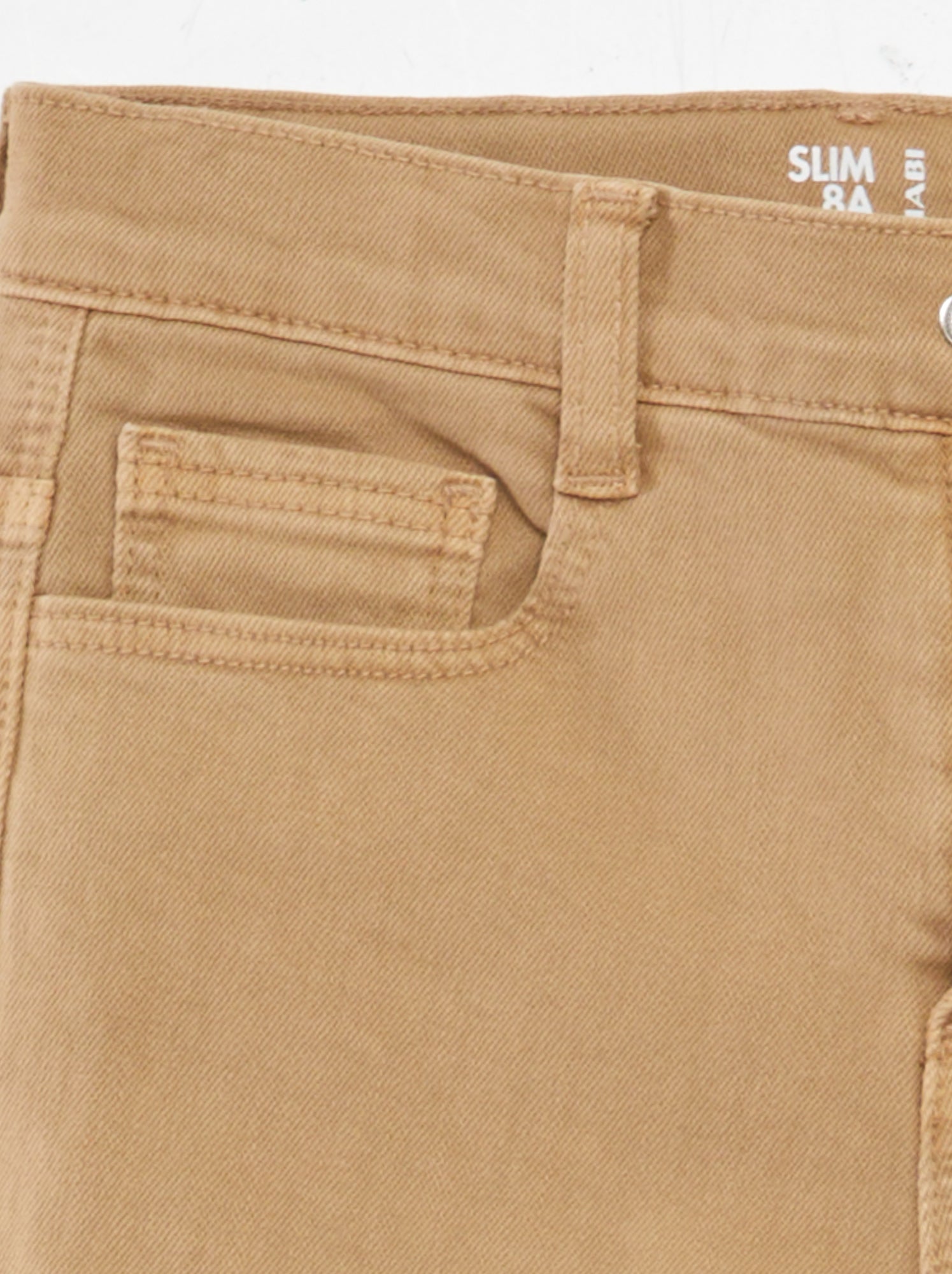 Jean slim à 5 poches - Beige (ZJ379_44)