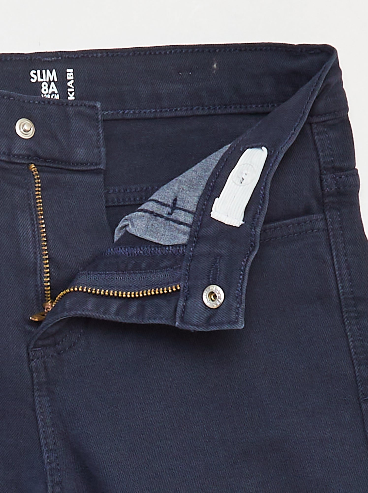 Jean slim à 5 poches - Bleu