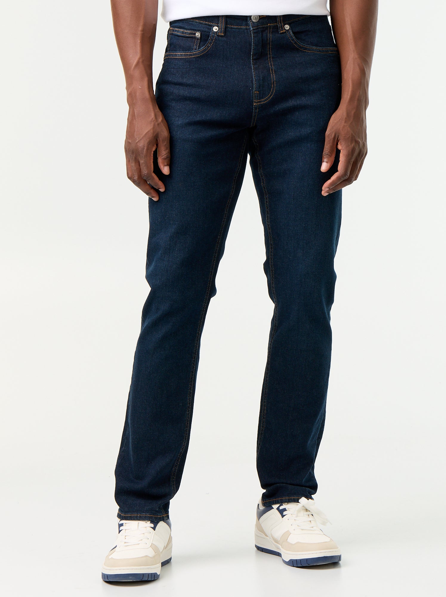 Jean slim à 5 poches - L34 - Bleu