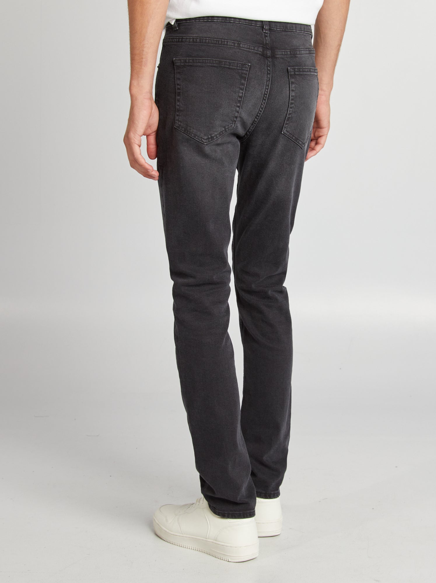 Jean slim à 5 poches - L34 - Gris
