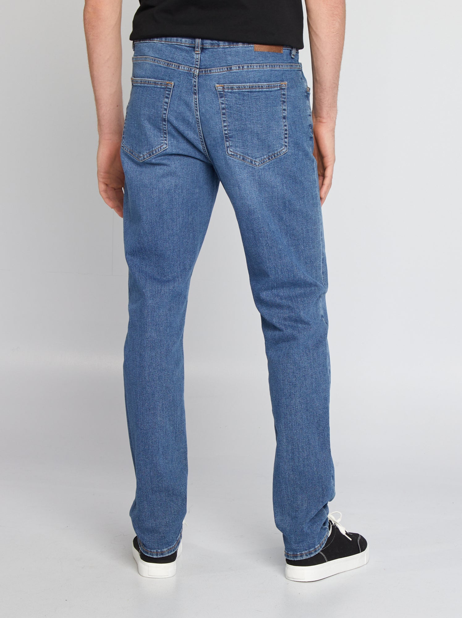 Jean slim fit en coton stretch - L38 - Bleu