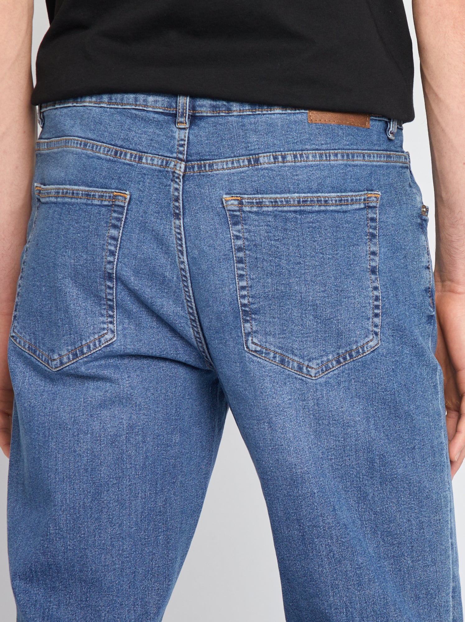 Jean slim fit en coton stretch - L38 - Bleu