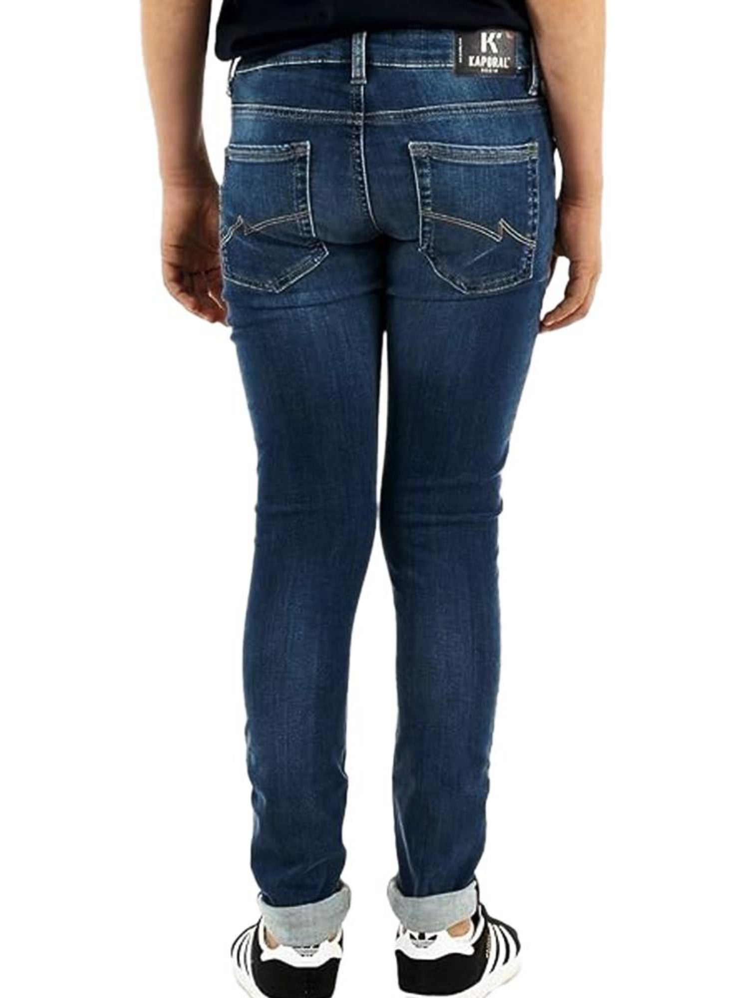Jean slim garçon kaporal - Bleu denim