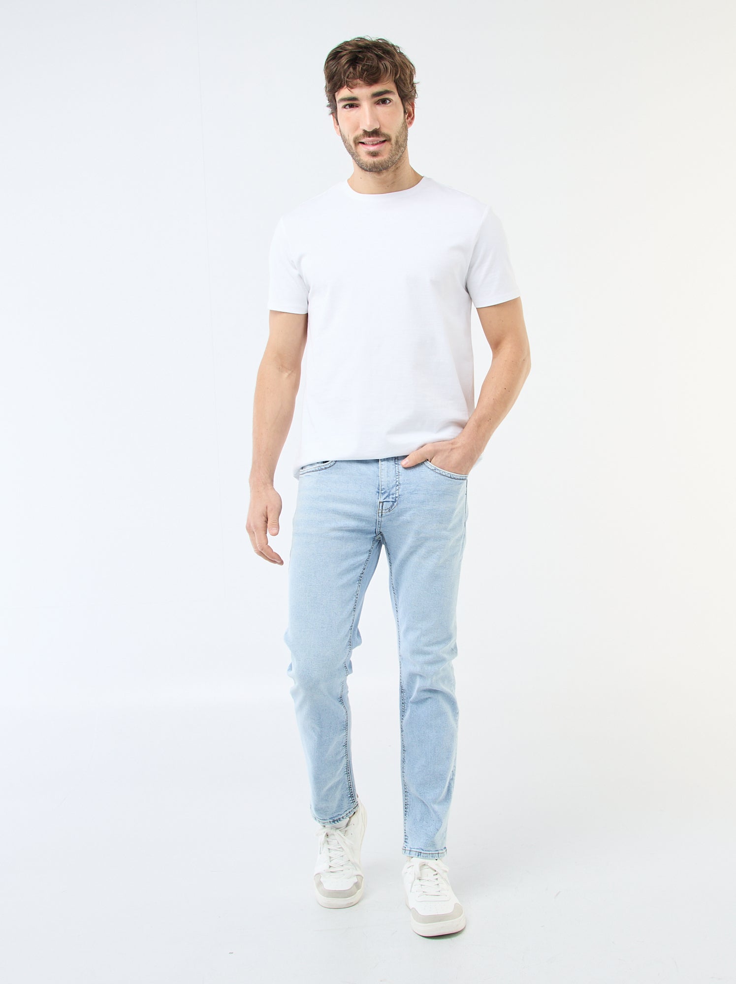 Jean slim - L30 - Bleu (AZC12_8)
