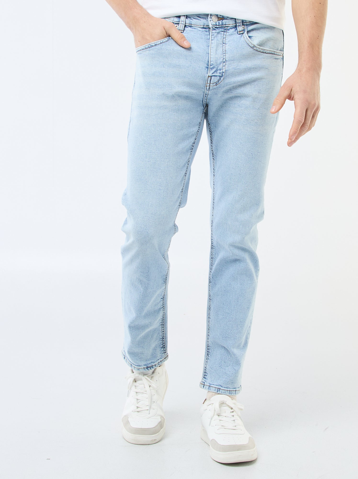 Jean slim - L30 - Bleu (AZC12_8)
