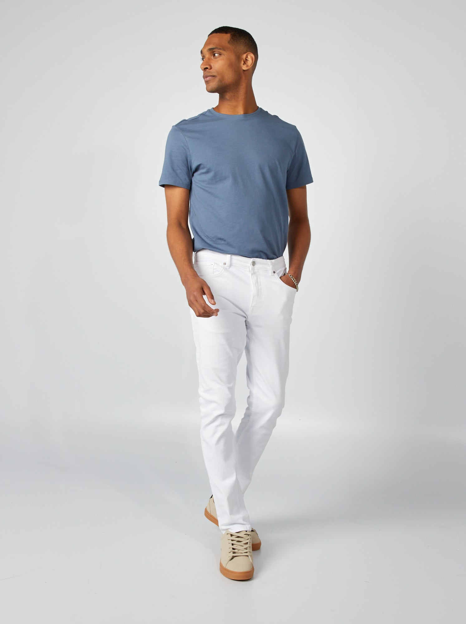 Jean slim - L32 - Blanc