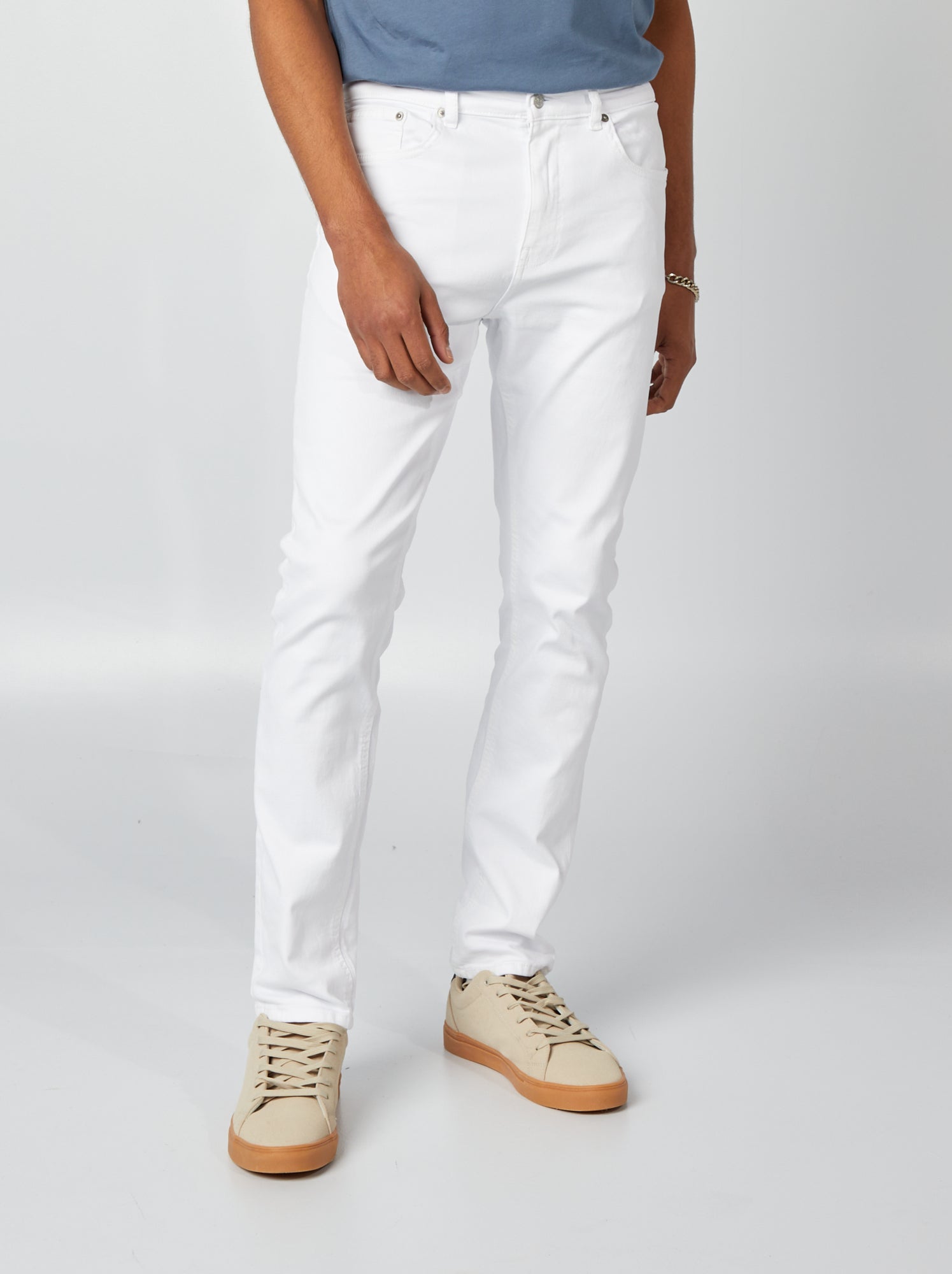 Jean slim - L32 - Blanc