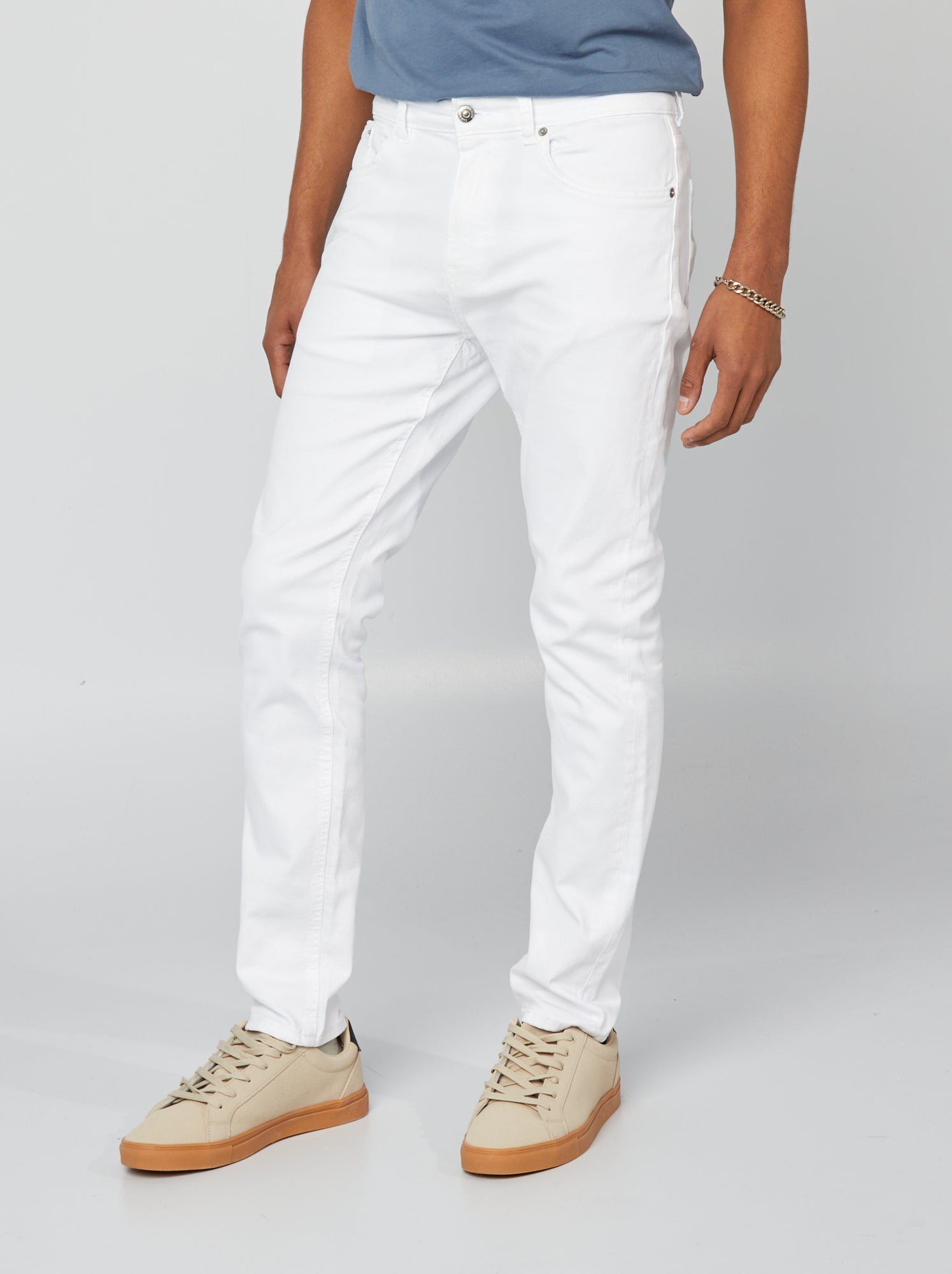Jean slim - L32 - Blanc