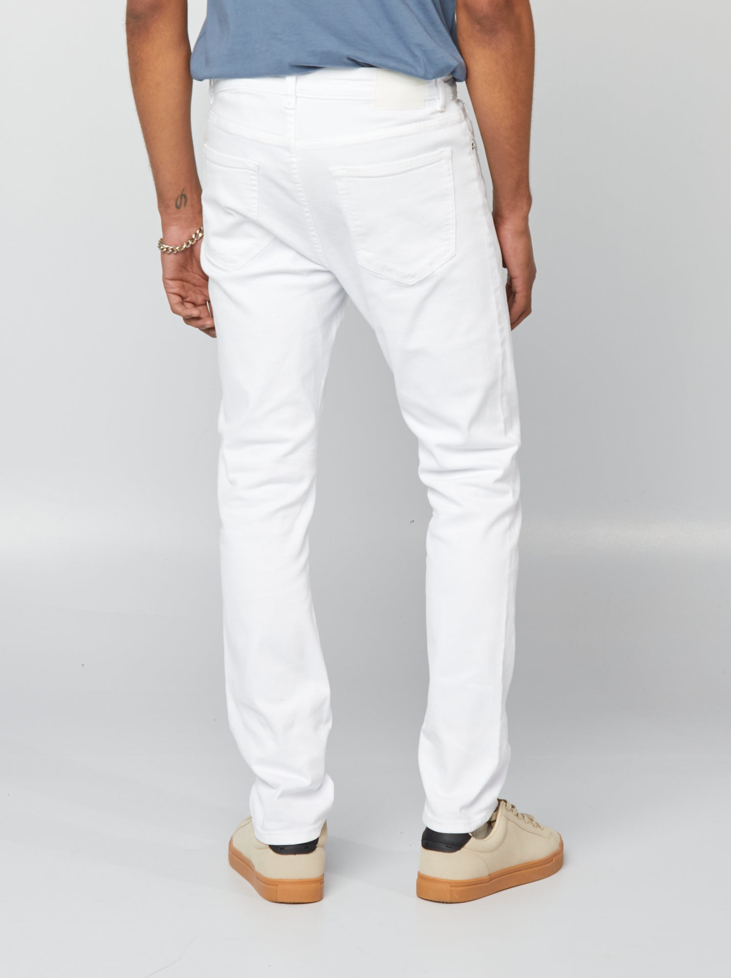 Jean slim - L32 - Blanc