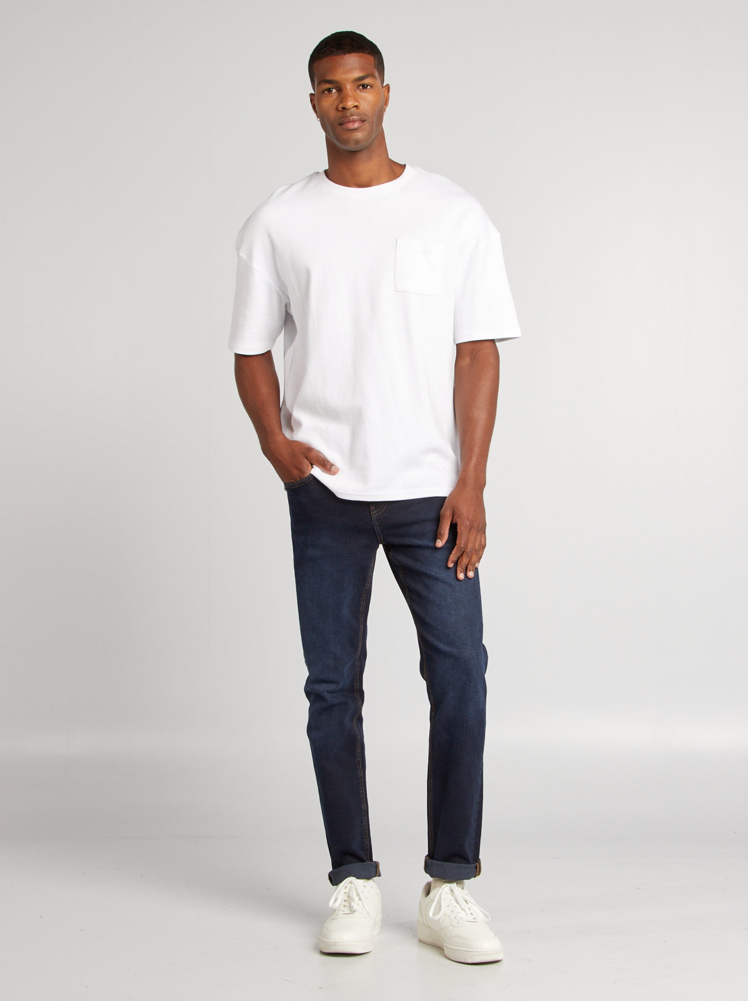 Jean slim - L32 - Brut