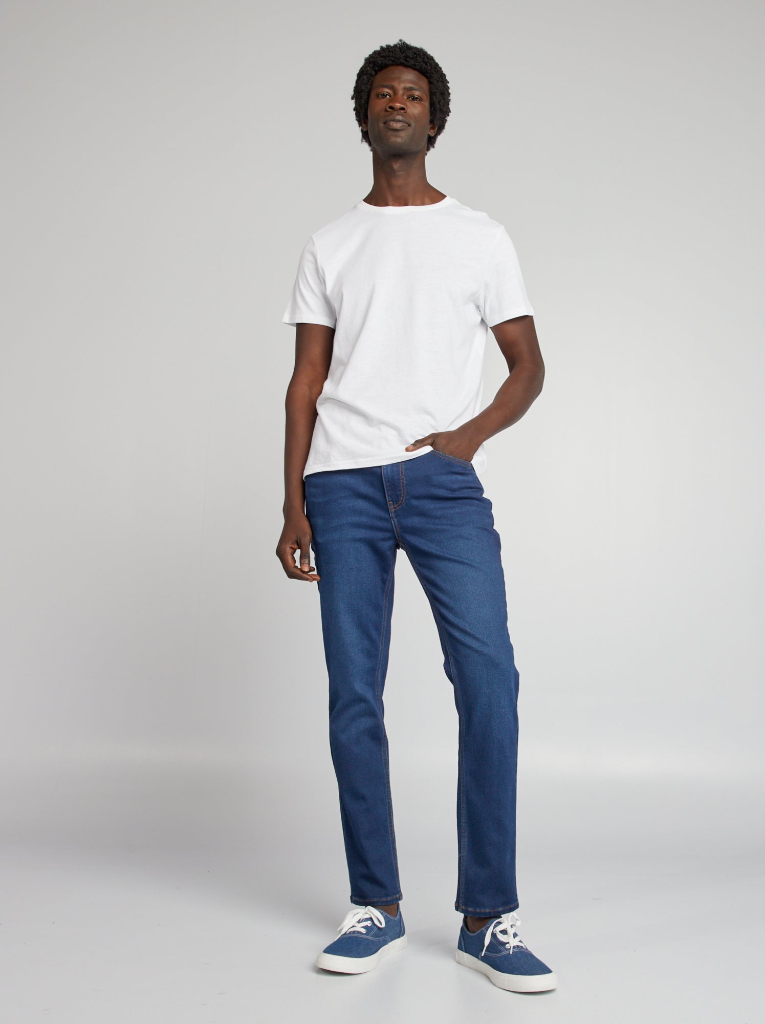 Jean slim stretch - L30 - Bleu
