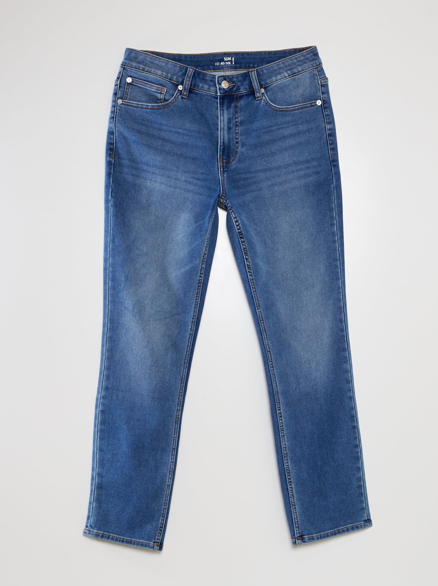 Jean slim stretch - L30 - Double stone