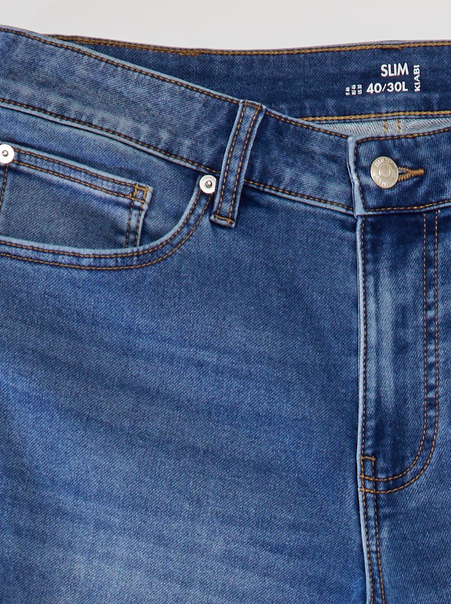 Jean slim stretch - L30 - Double stone