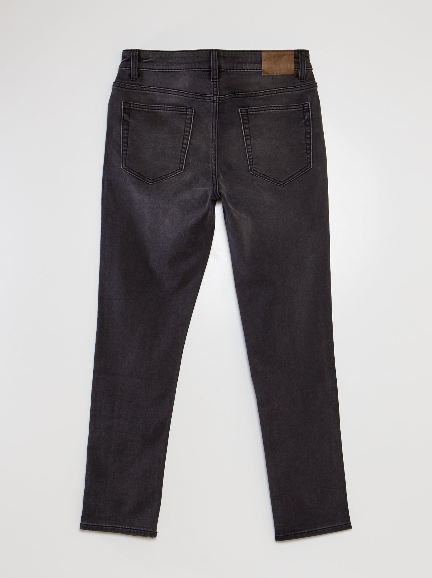 Jean slim stretch - L30 - Gris/noir