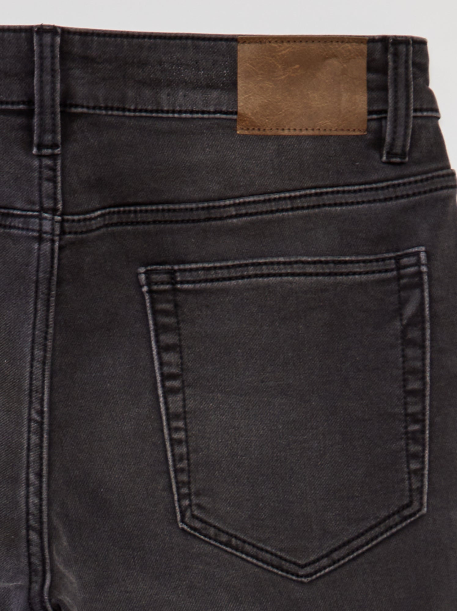 Jean slim stretch - L30 - Gris/noir