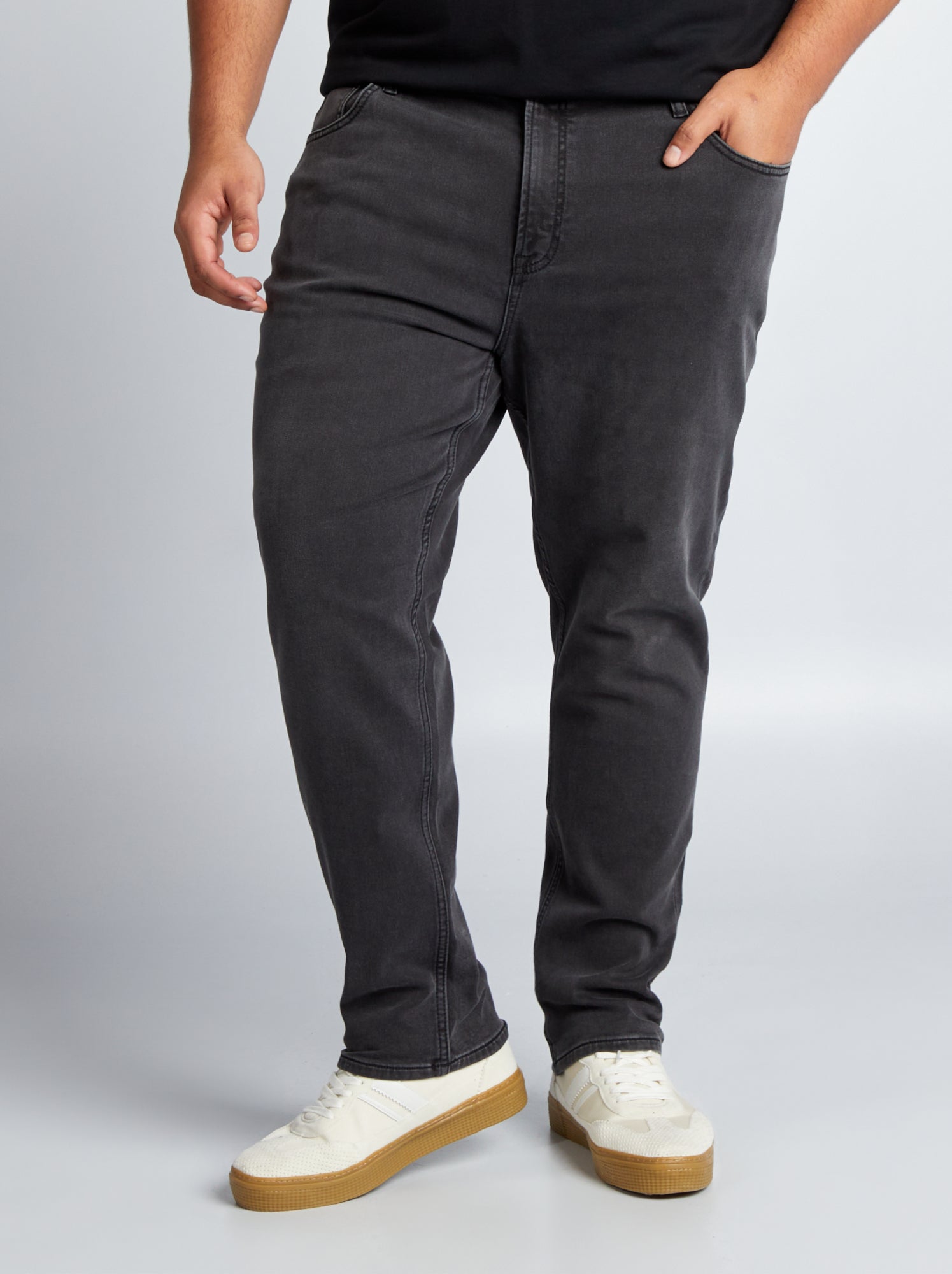 Jean slim stretch - L32 - Gris anthracite