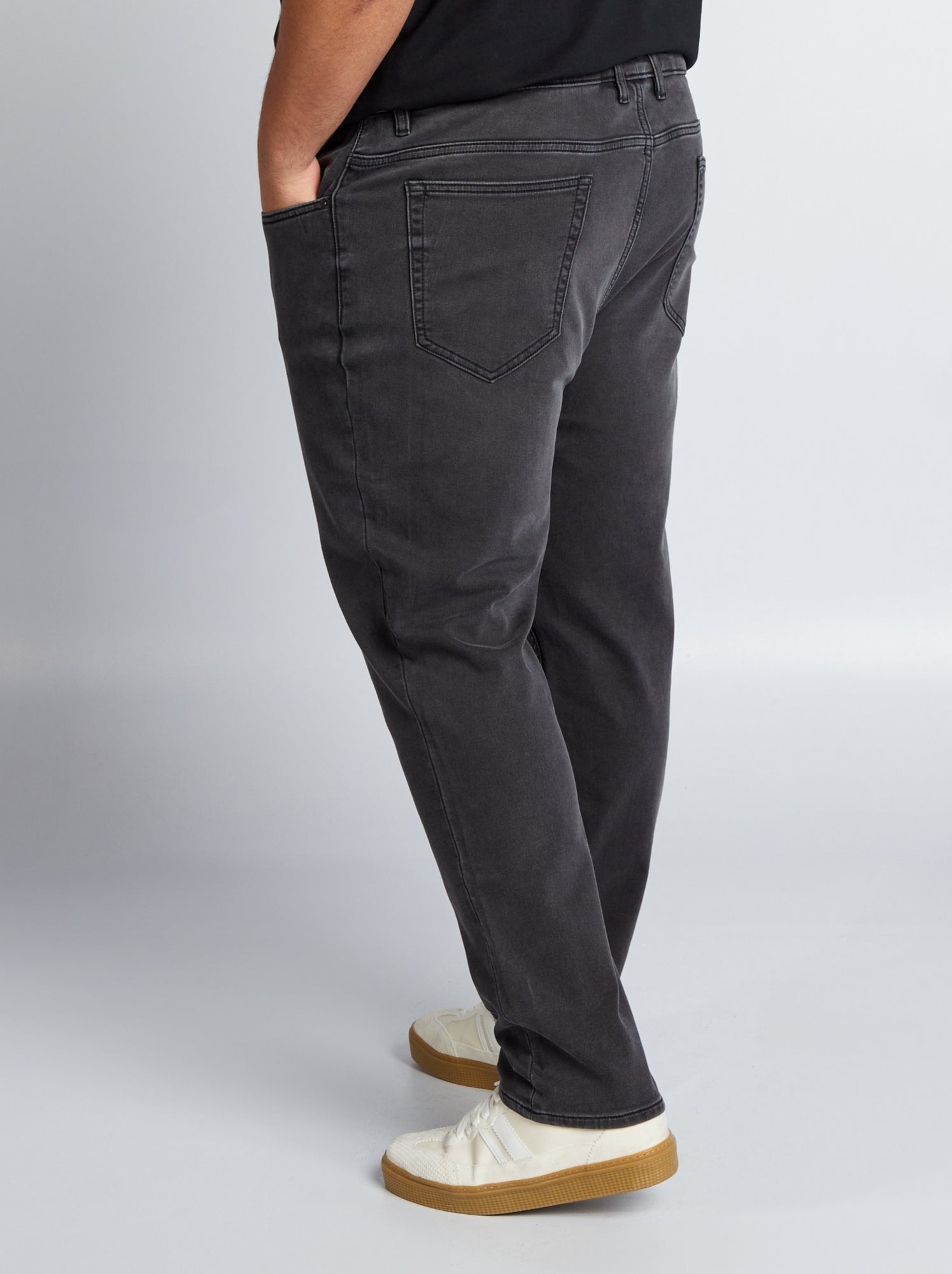 Jean slim stretch - L32 - Gris anthracite