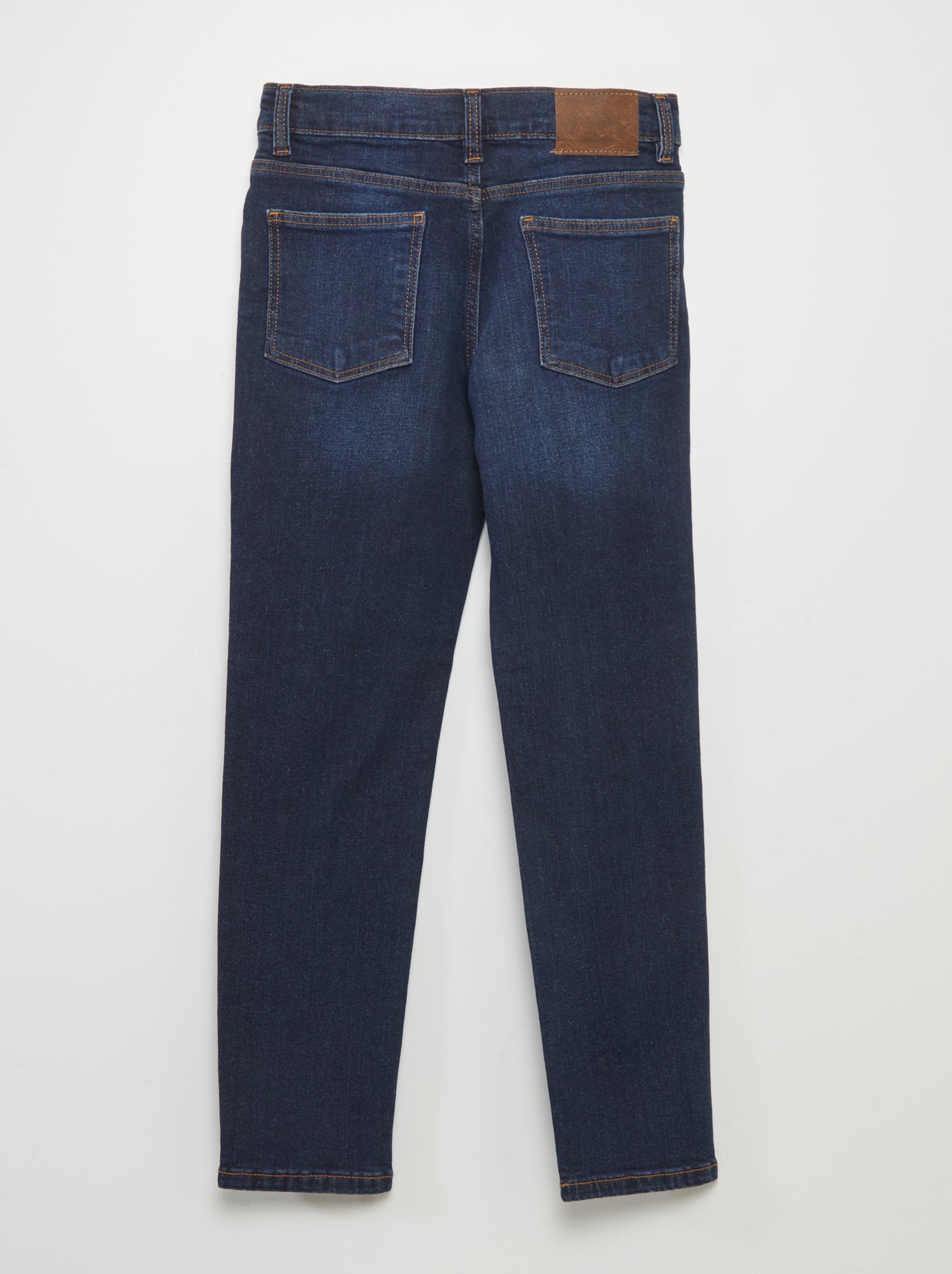 Jean slim taille ajustable - Bleu