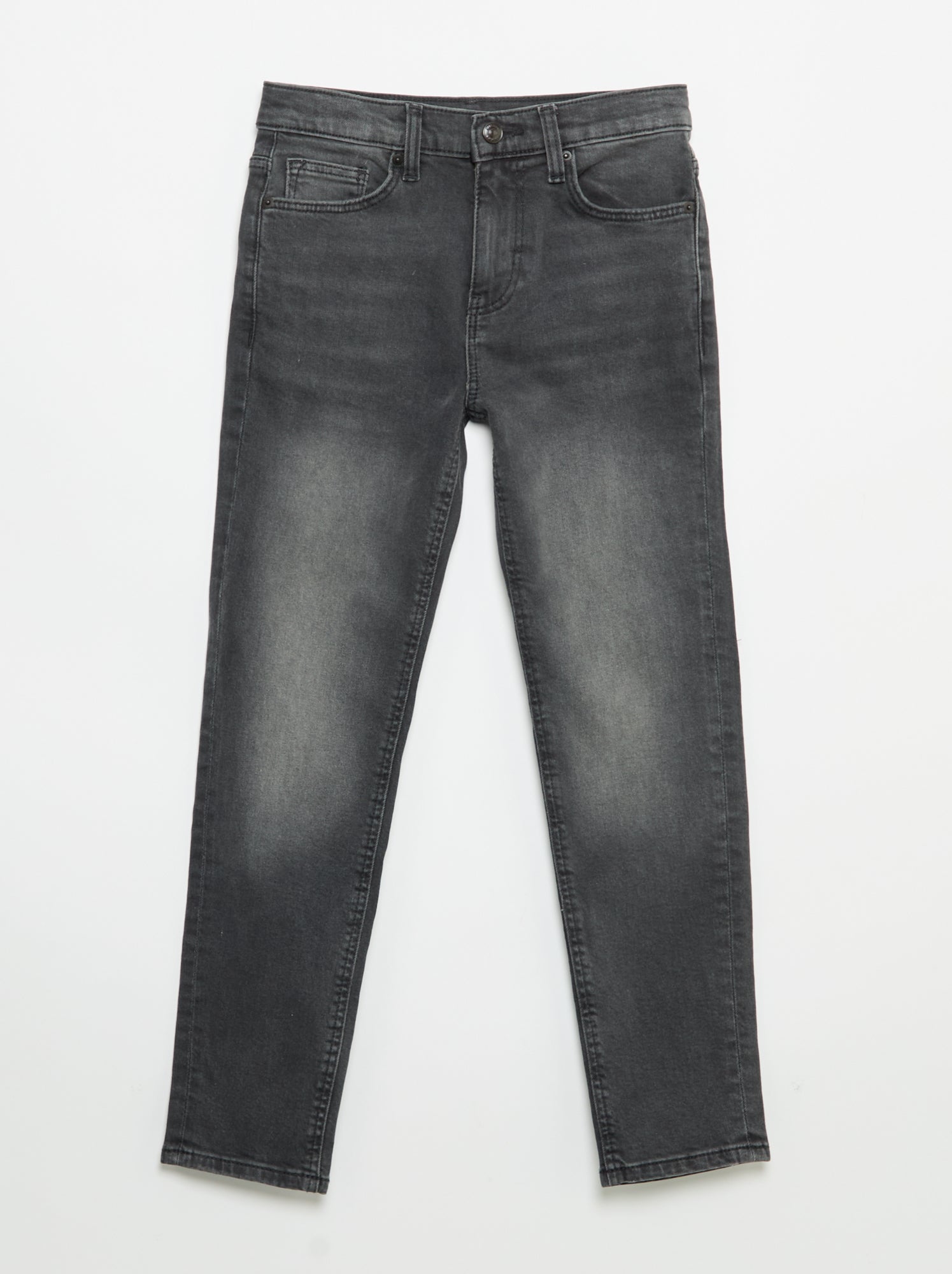 Jean slim taille ajustable - Noir