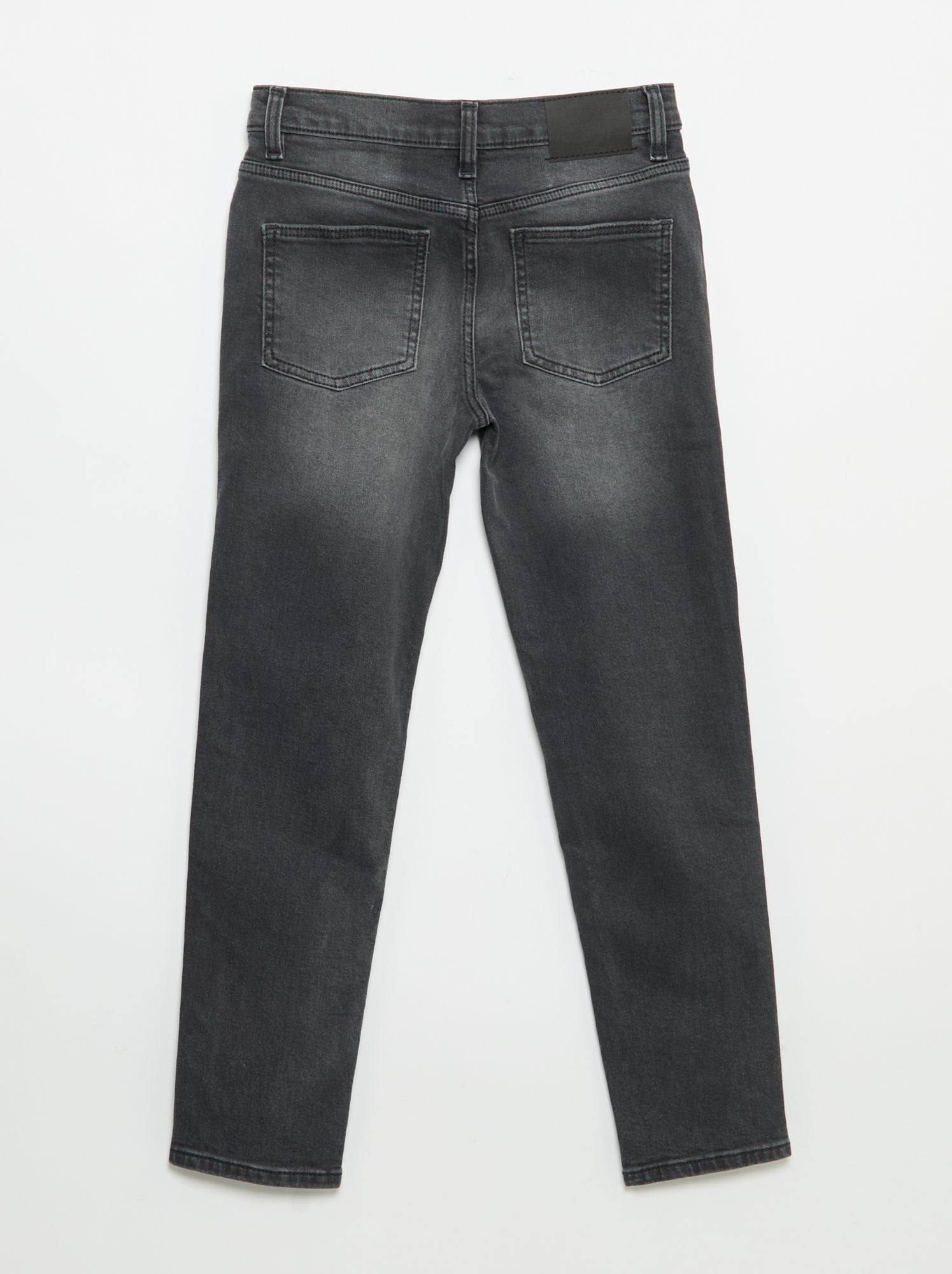 Jean slim taille ajustable - Noir
