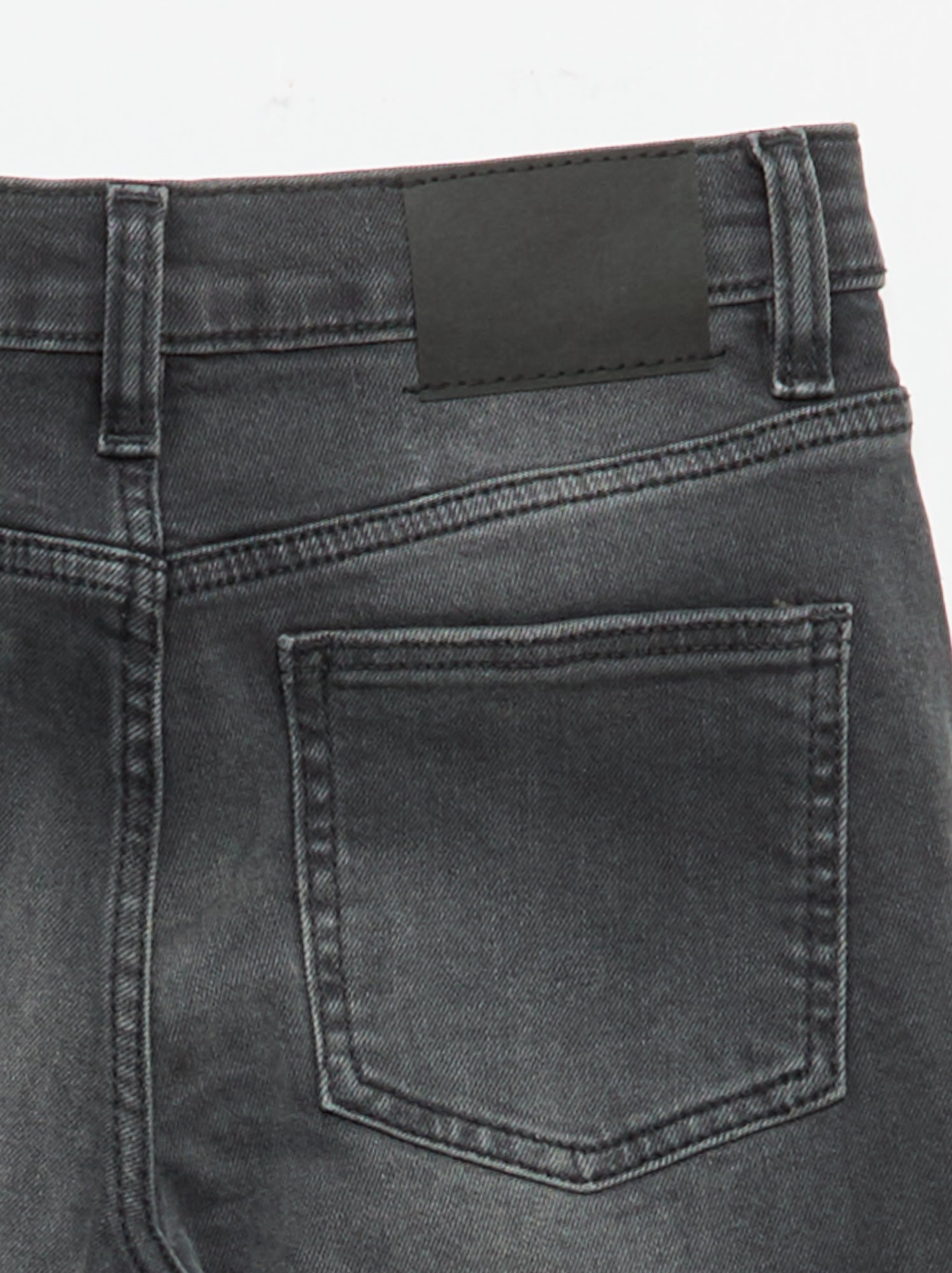Jean slim taille ajustable - Noir
