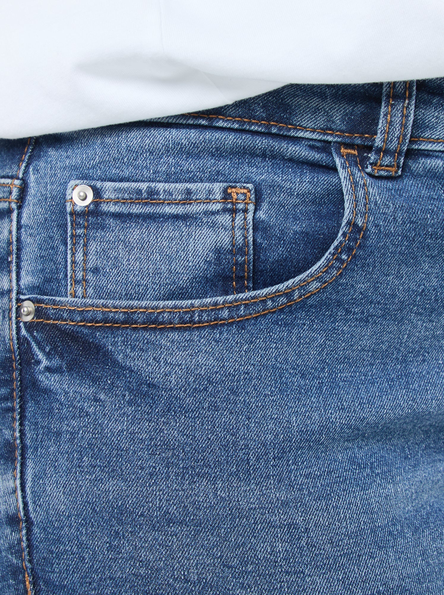 Jean slim taille haute - L28 - Stone