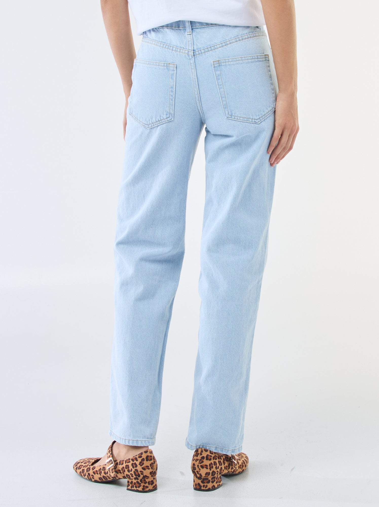 Jean straight denim en coton - Bleu (EPX33_1)