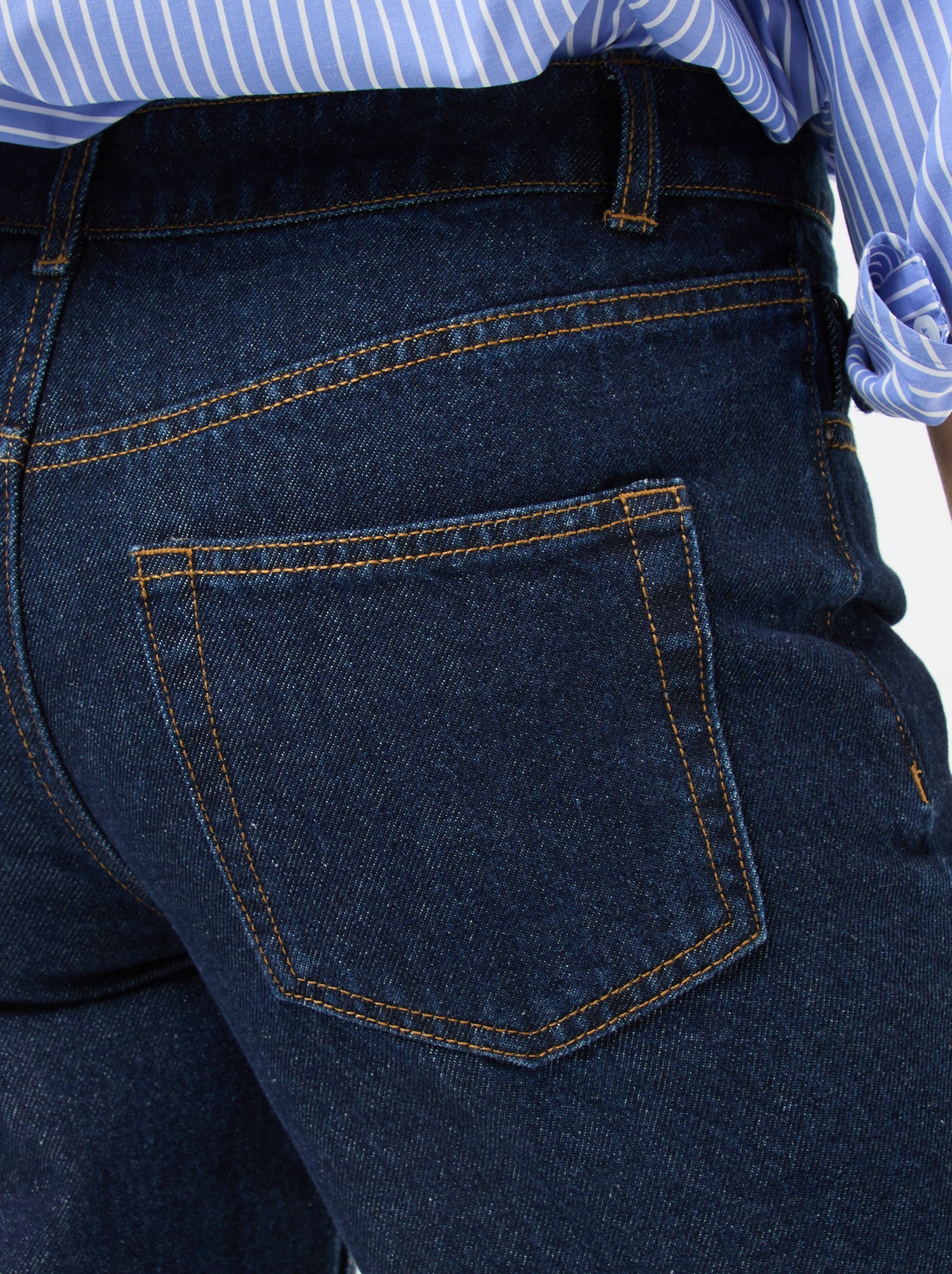 Jean straight regular fit en coton - L28 - Bleu (EPX36_2)