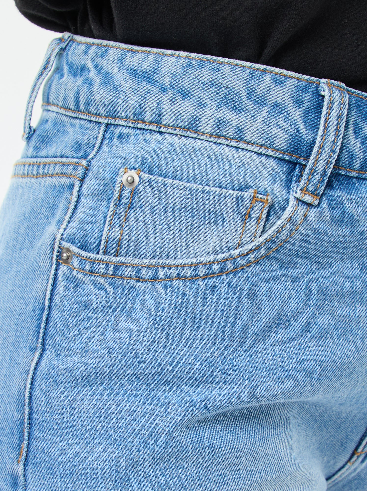 Jean straight regular fit en coton - L28 - Bleu (EPX36_1)