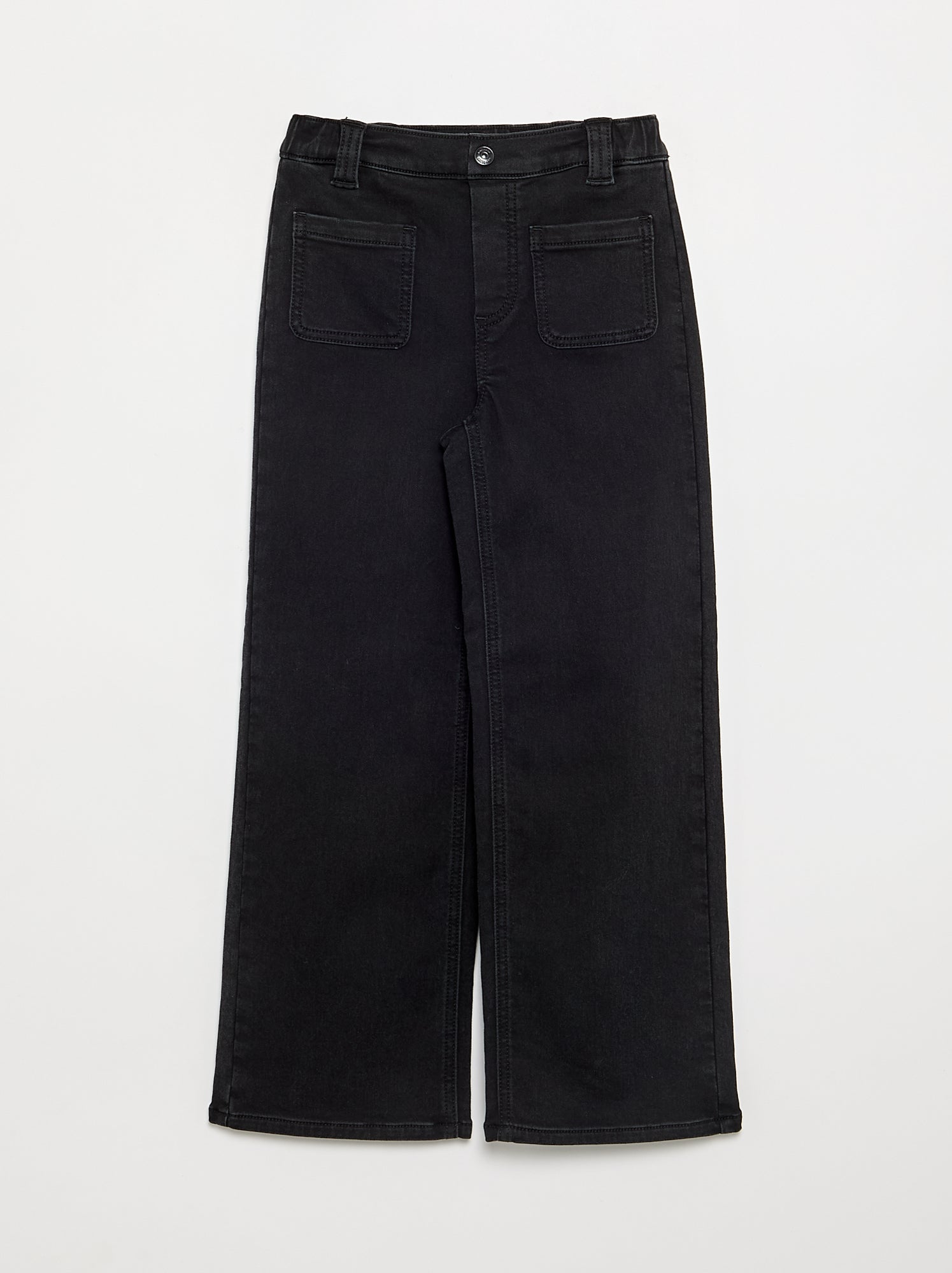 Jean wide leg - collection facile à enfiler - Gris