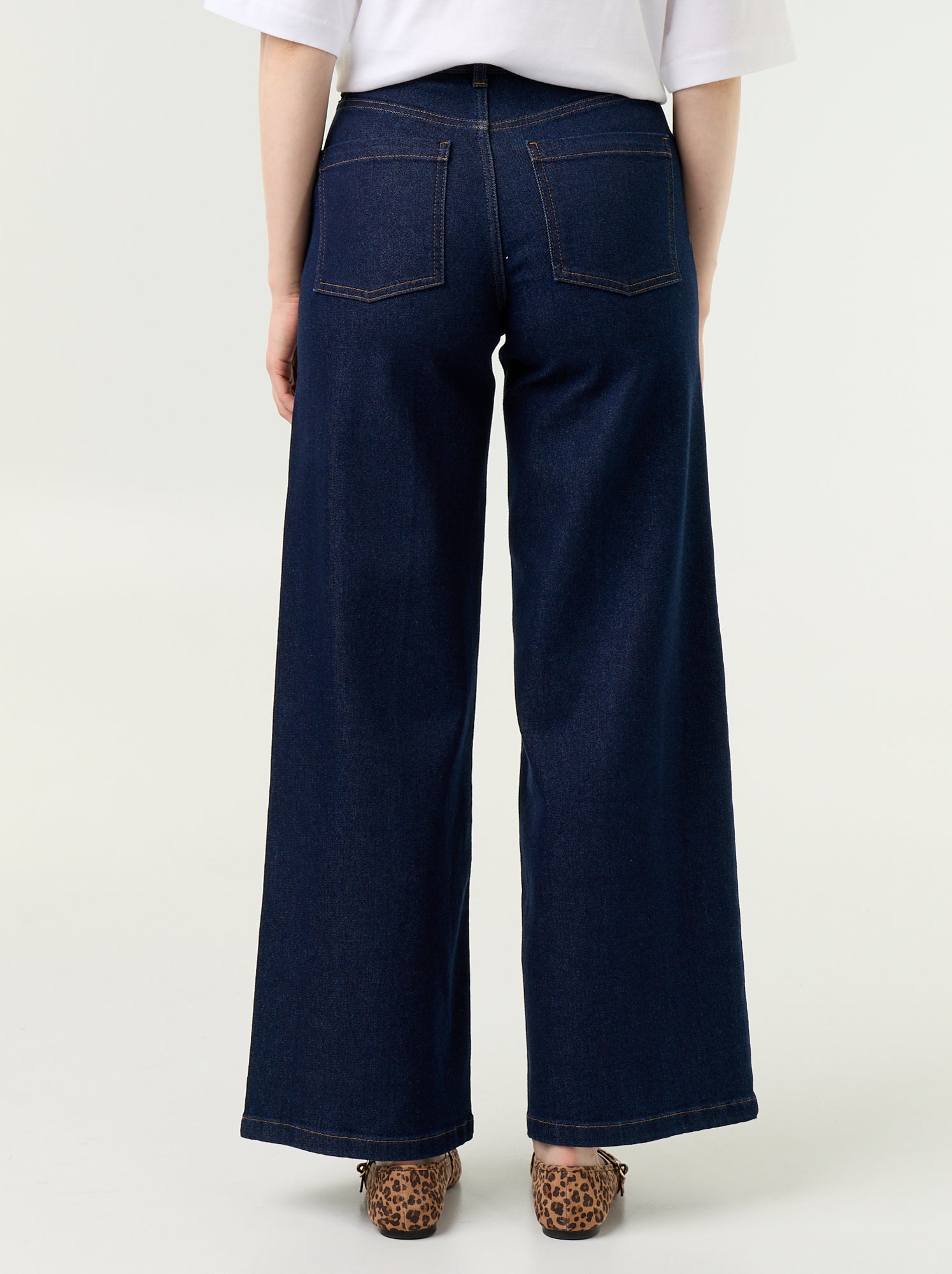 Jean wide leg / coupe large - Bleu