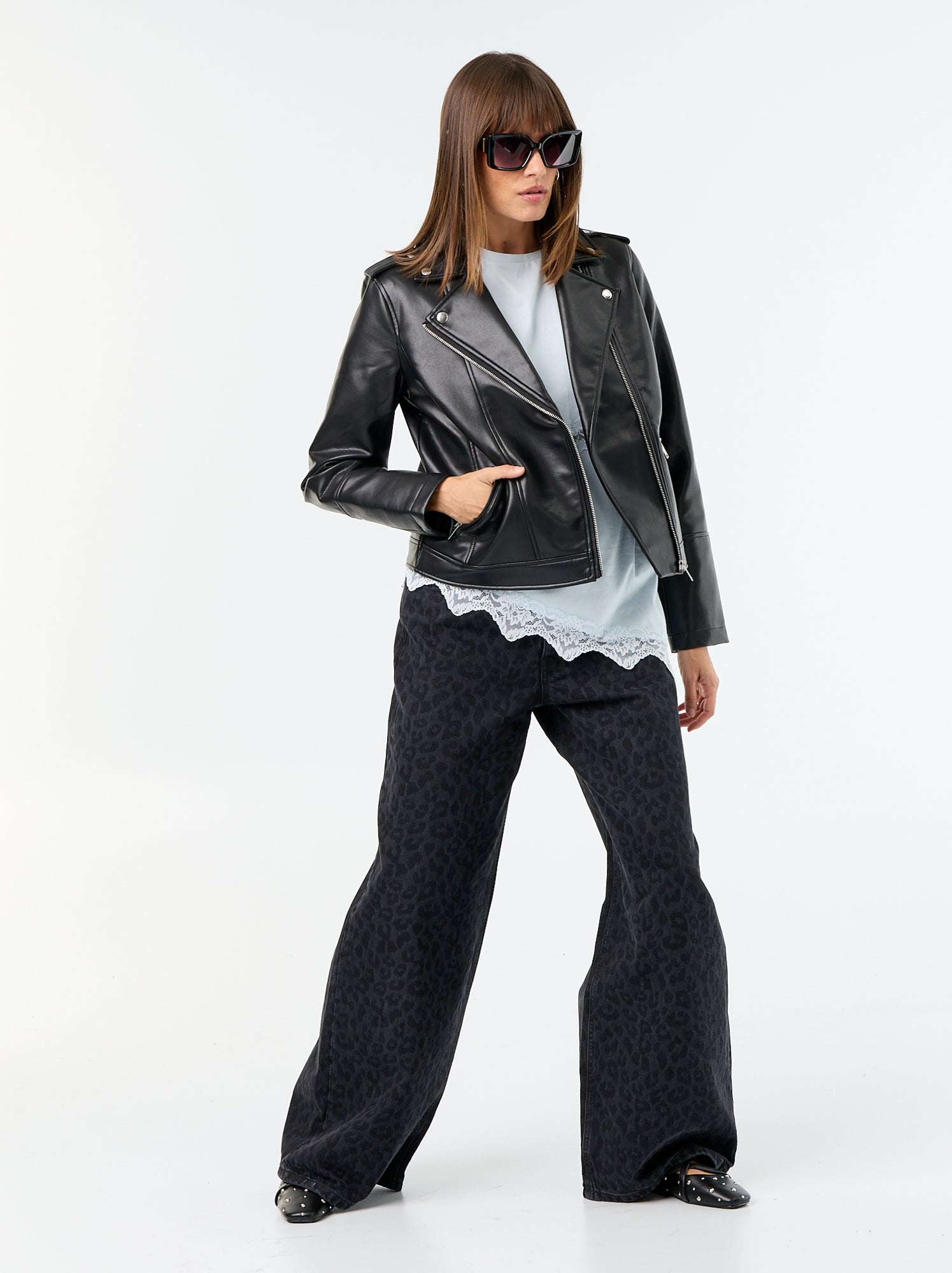 Jean wide leg / coupe large - Noir (GJN32_8)