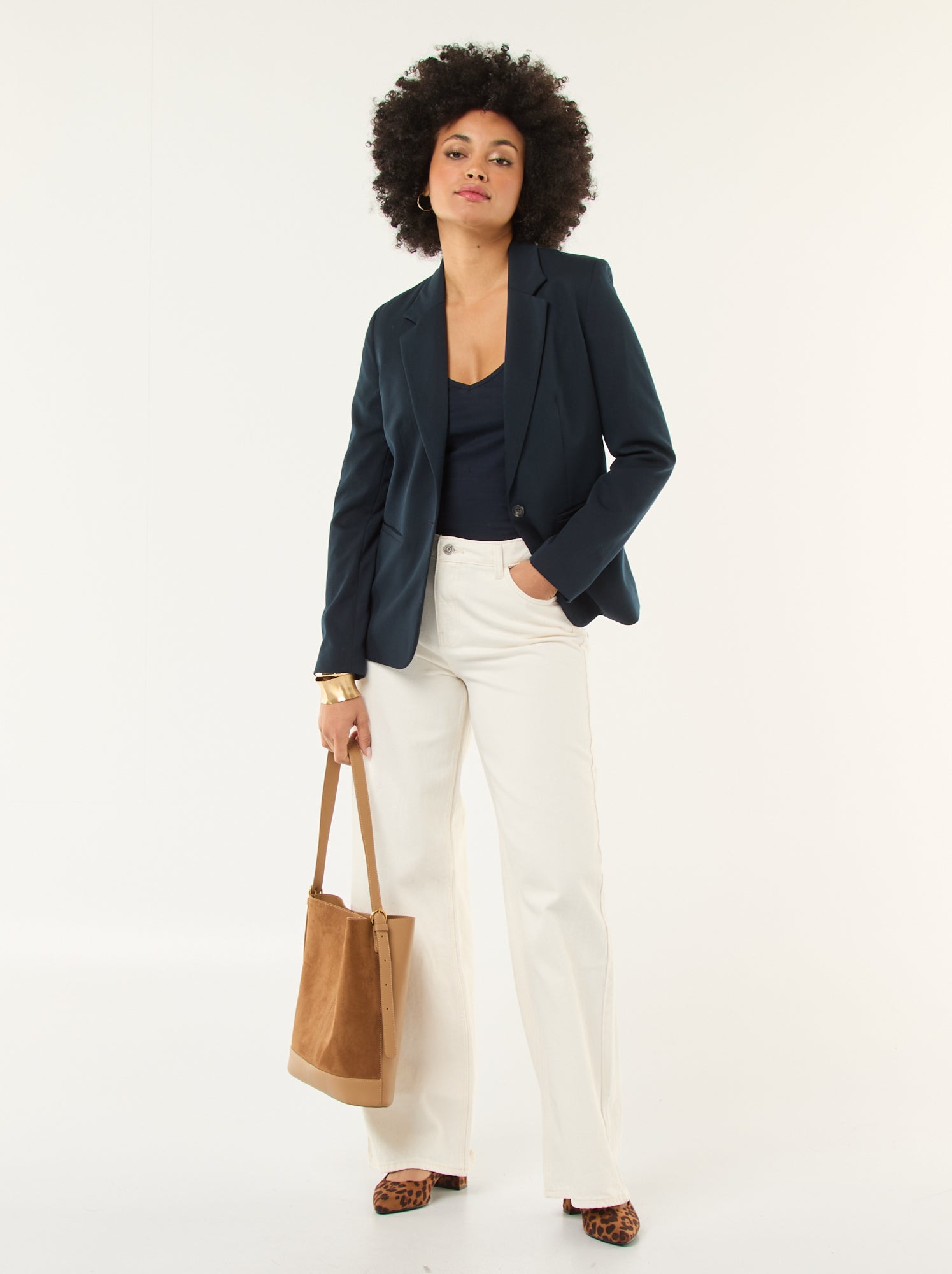 Jean wide leg - L30 - Blanc
